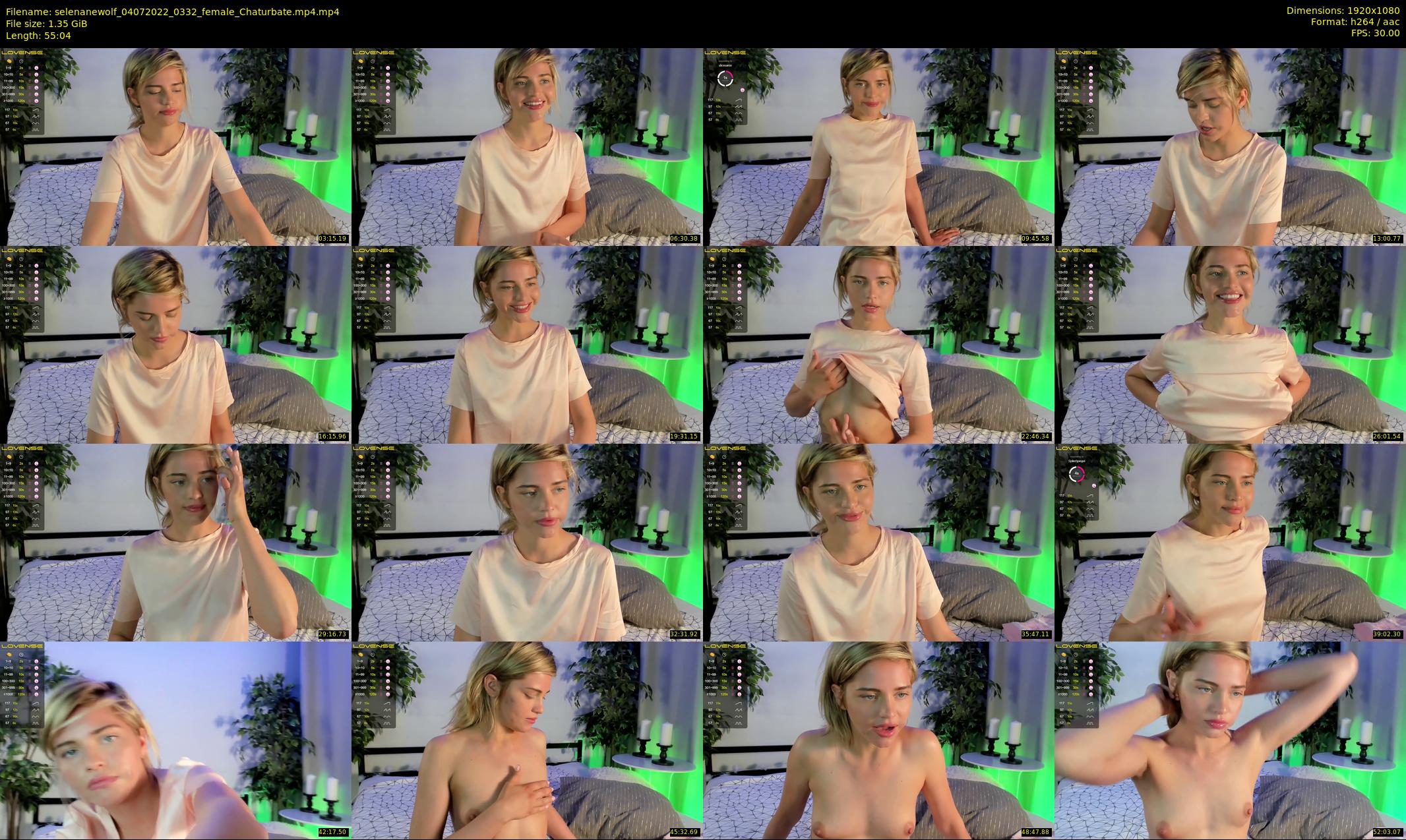 selenanewolf — 56 minute Chaturbate couple cam show recording, 1080p, Jul 4, 2022