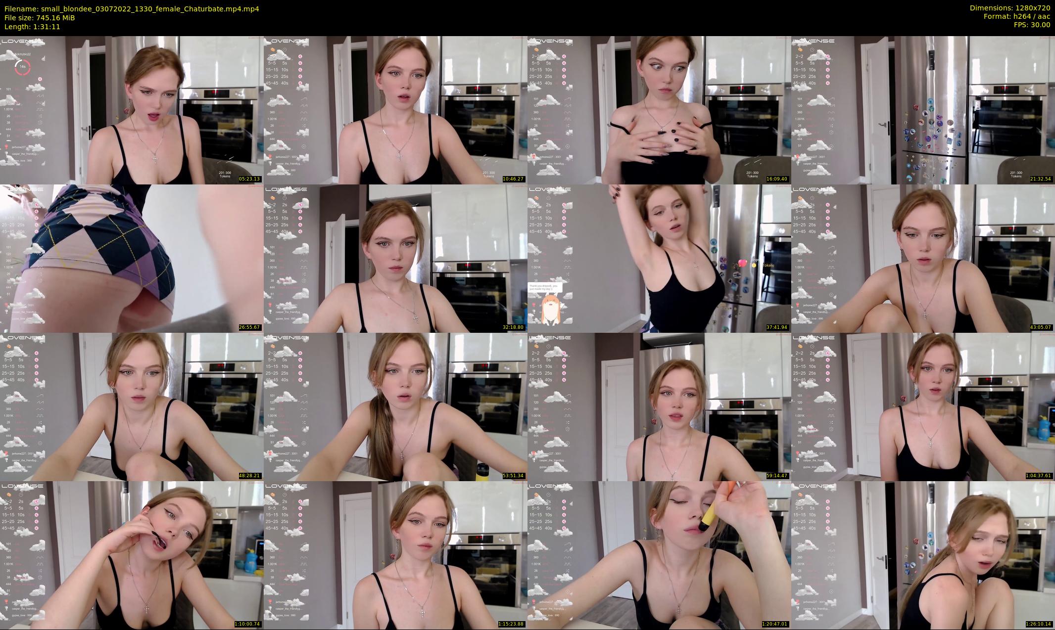 small_blondee — 92 minute Chaturbate female cam show recording, 720p, Jul 3, 2022