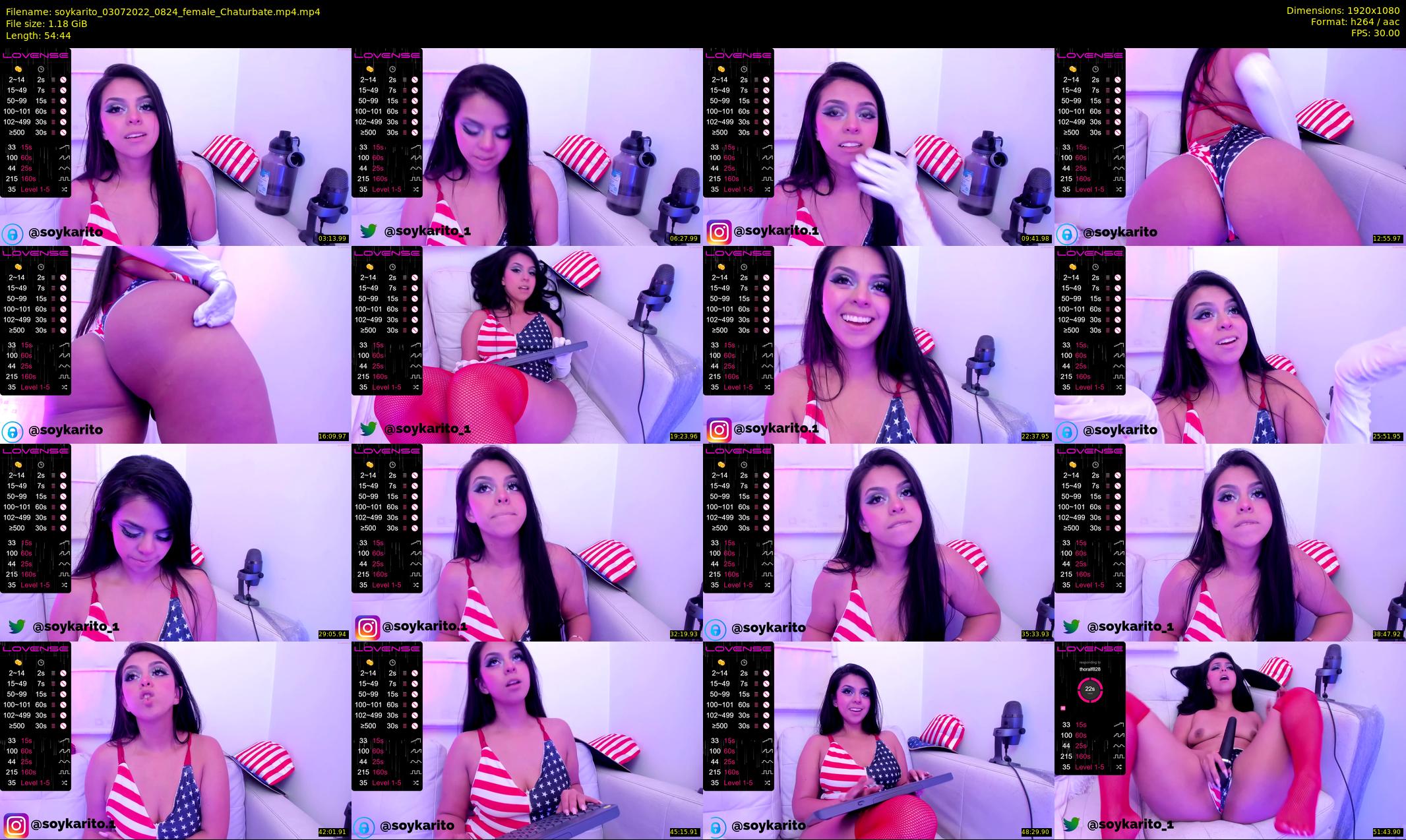 soykarito — 55 minute Chaturbate female cam show recording, 1080p, Jul 3, 2022
