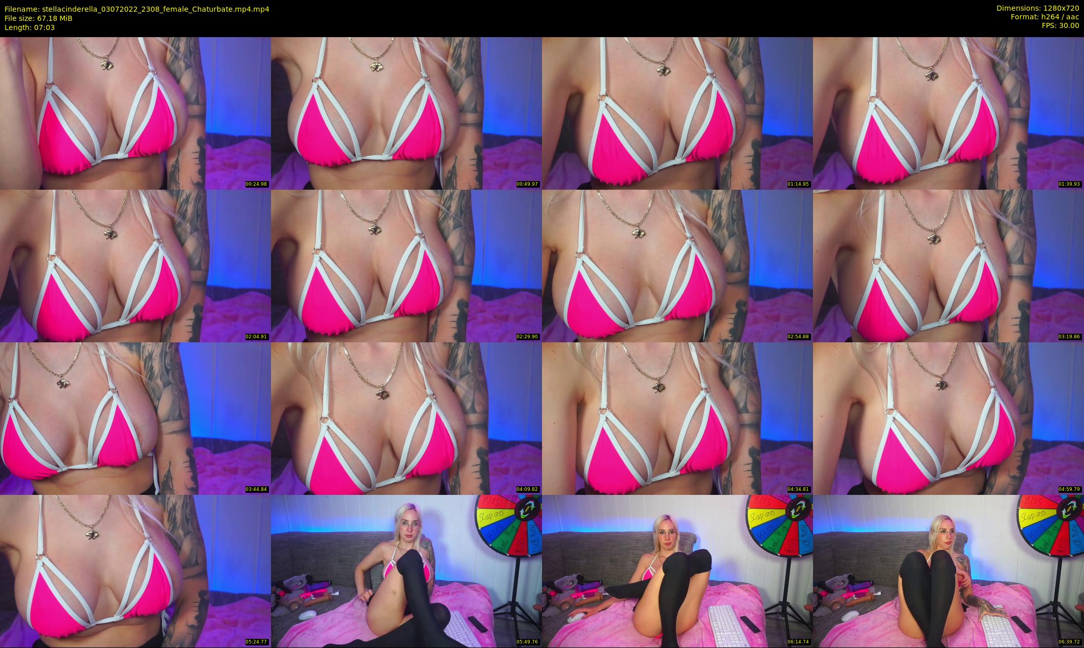 stellacinderella — 8 minute Chaturbate female cam show recording, 720p, Jul 3, 2022