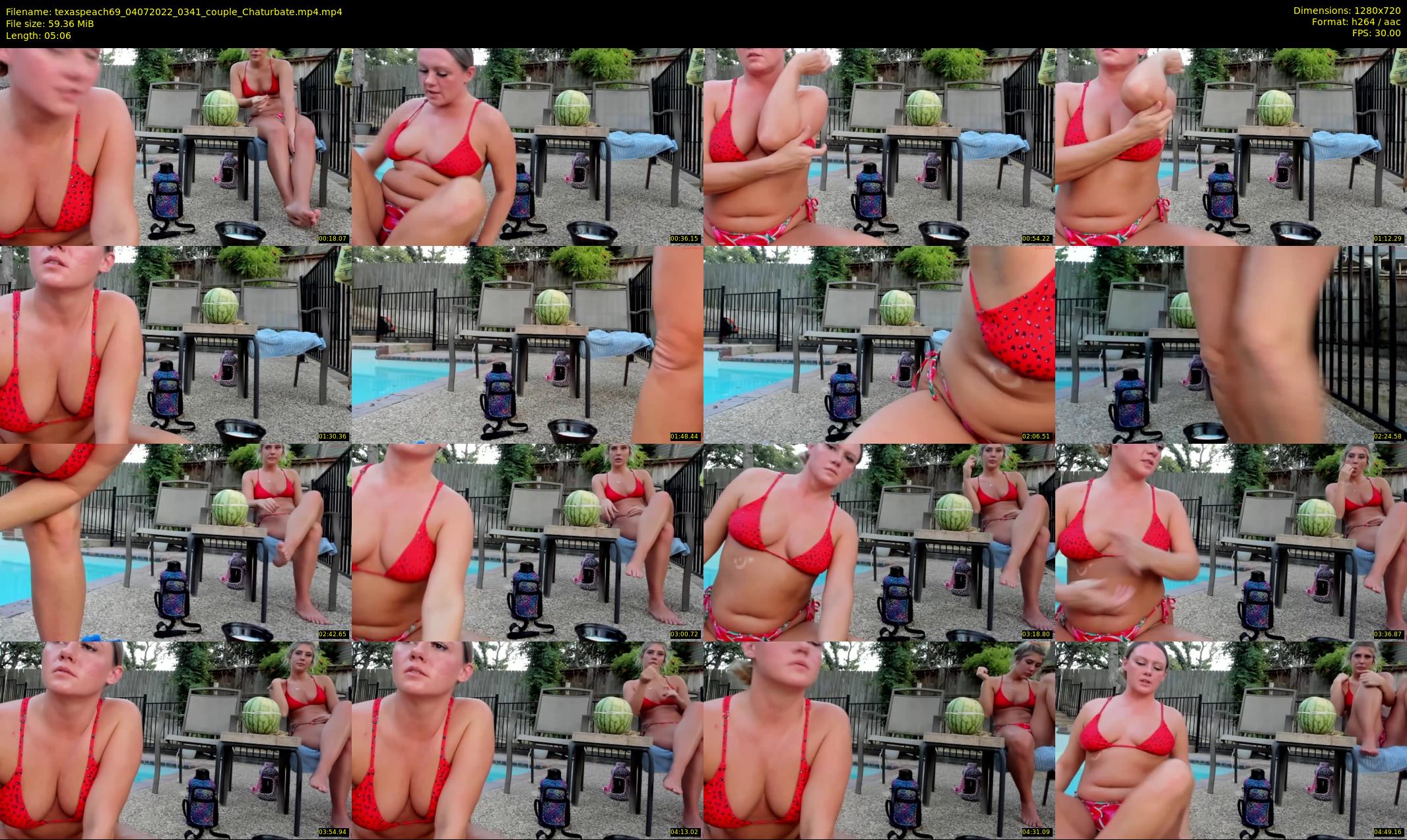 texaspeach69 — 6 minute Chaturbate female cam show recording, 720p, Jul 4, 2022