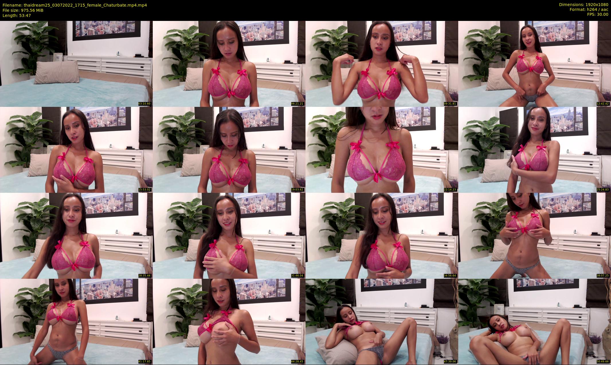 thaidream25 — 54 minute Chaturbate female cam show recording, 1080p, Jul 3, 2022