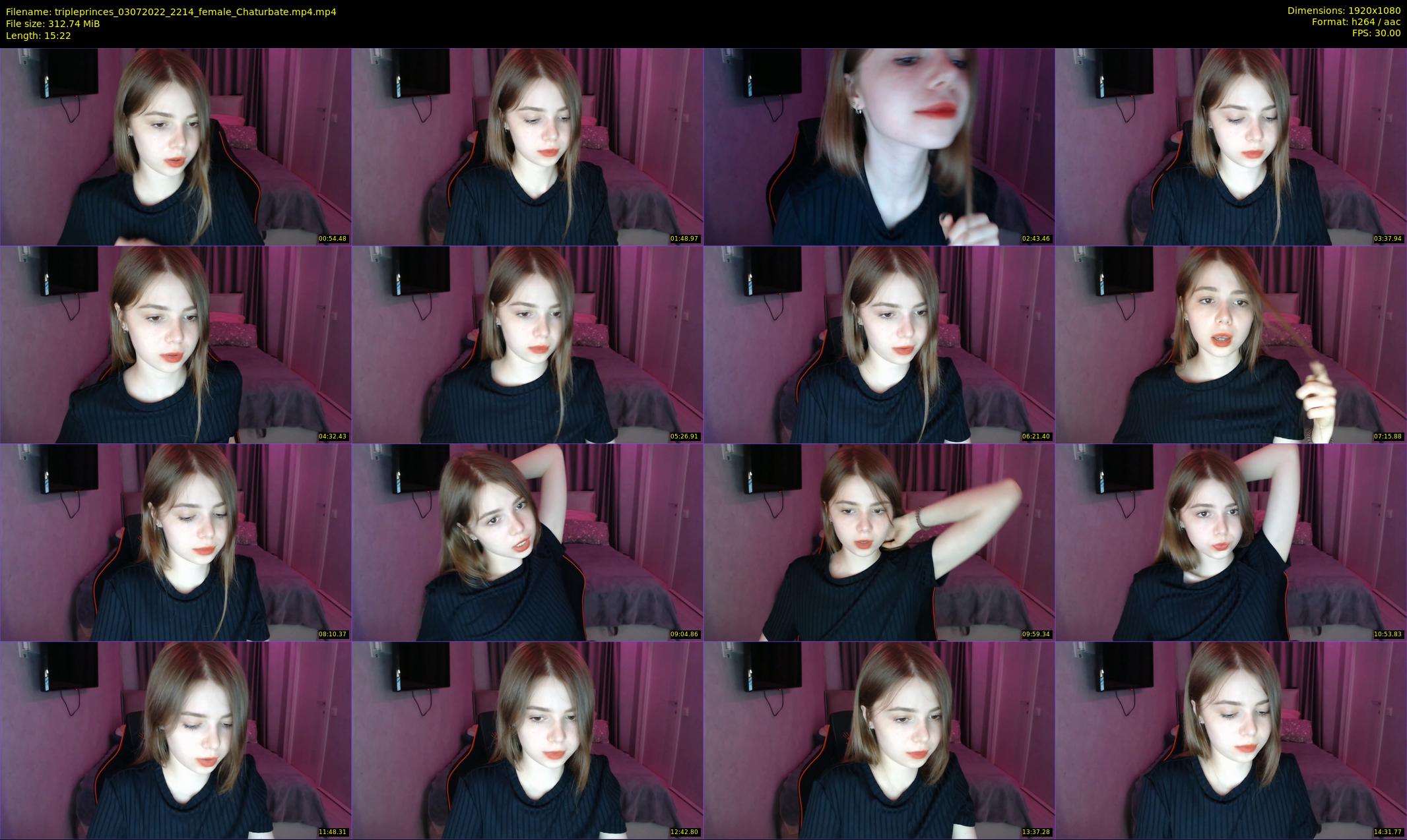 tripleprinces — 16 minute Chaturbate female cam show recording, 1080p, Jul 3, 2022