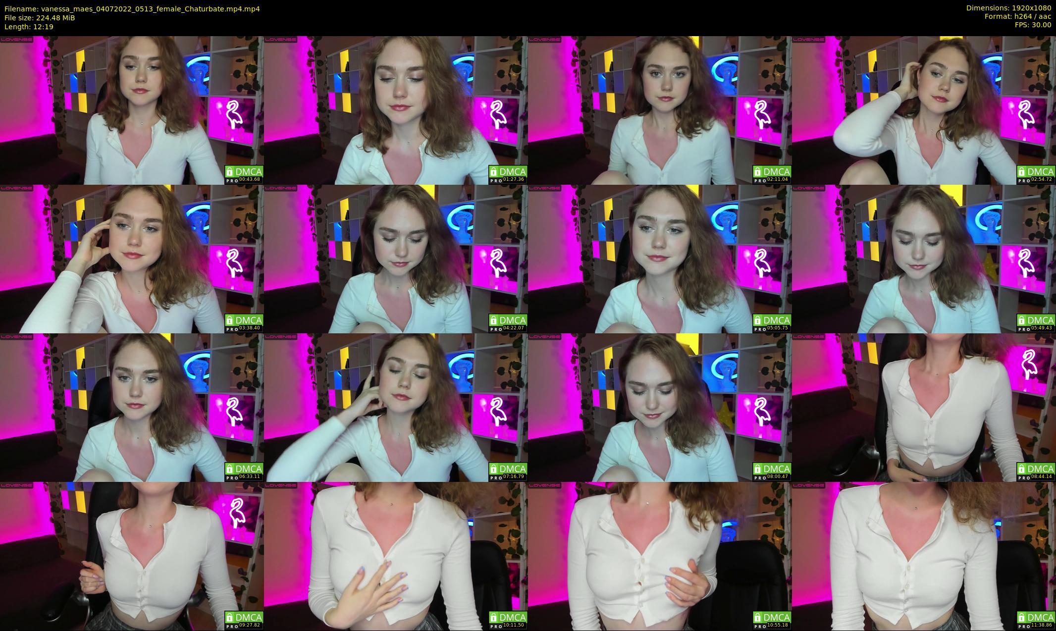 vanessa_maes — 13 minute Chaturbate female cam show recording, 1080p, Jul 4, 2022