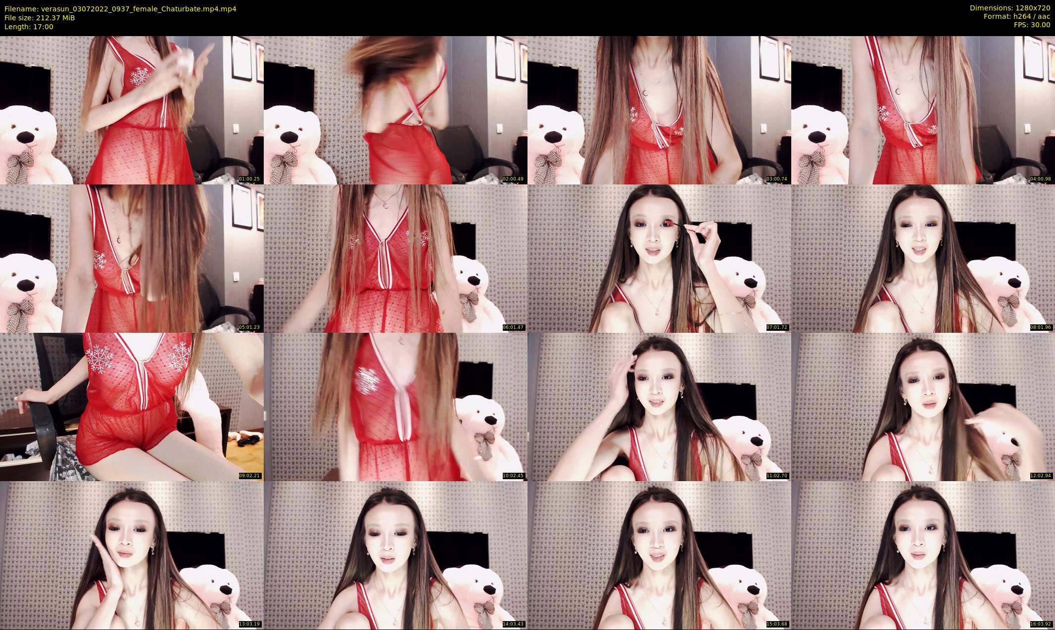 verasun — 17 minute Chaturbate female cam show recording, 720p, Jul 3, 2022