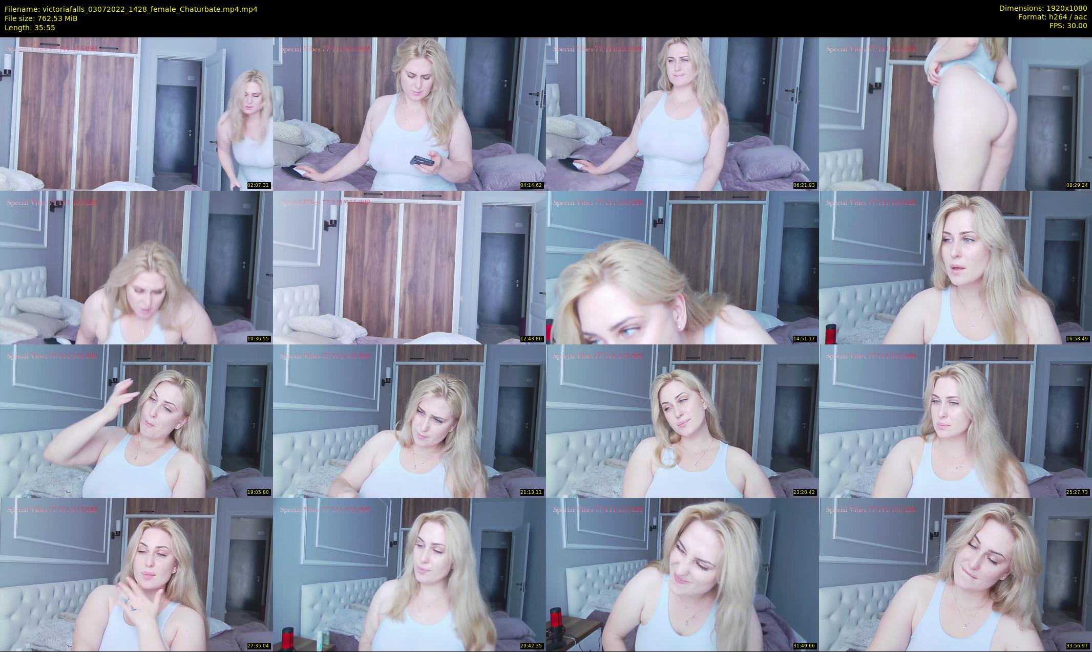 victoriafalls — 36 minute Chaturbate female cam show recording, 1080p, Jul 3, 2022