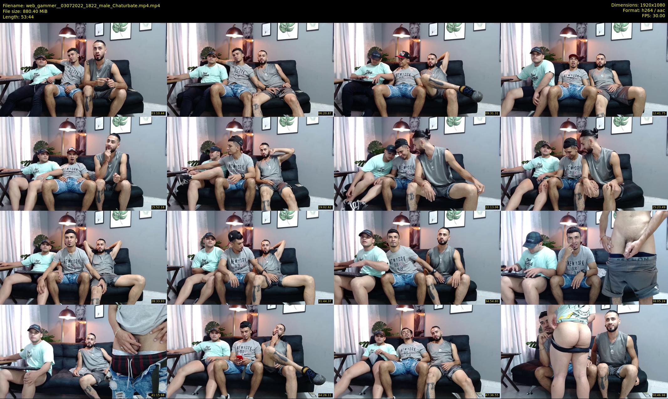 web_gammer_ — 54 minute Chaturbate male cam show recording, 1080p, Jul 3, 2022