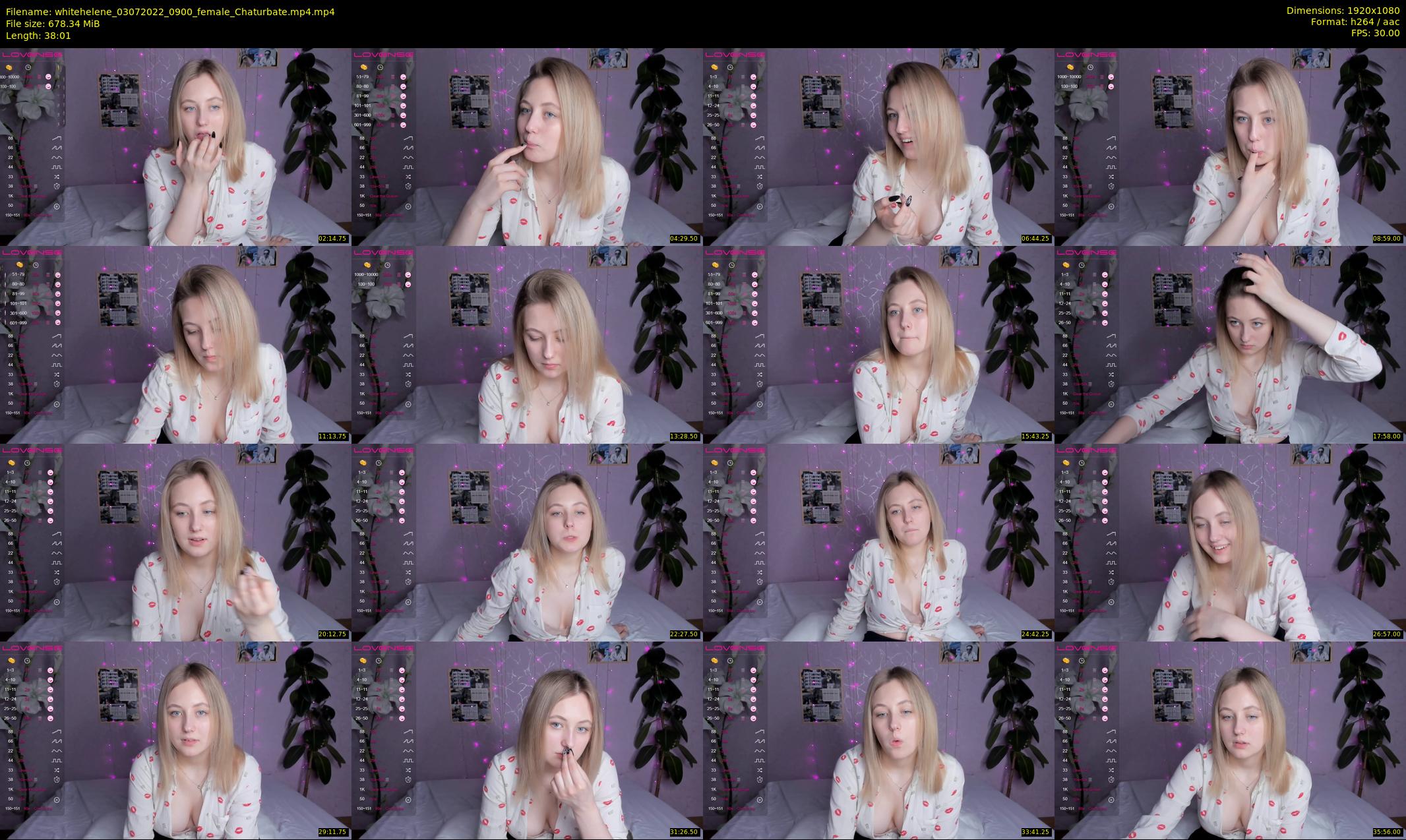 whitehelene — 39 minute Chaturbate female cam show recording, 1080p, Jul 3, 2022
