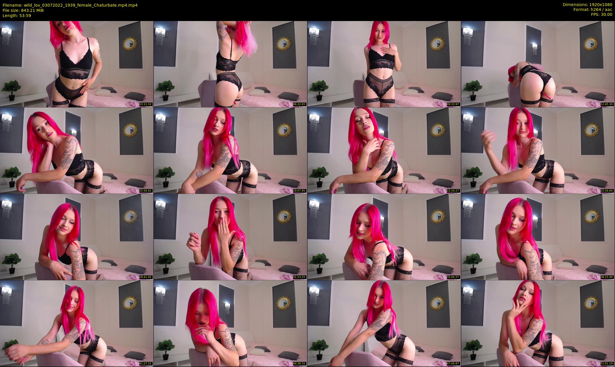 wild_lov — 54 minute Chaturbate female cam show recording, 1080p, Jul 3, 2022