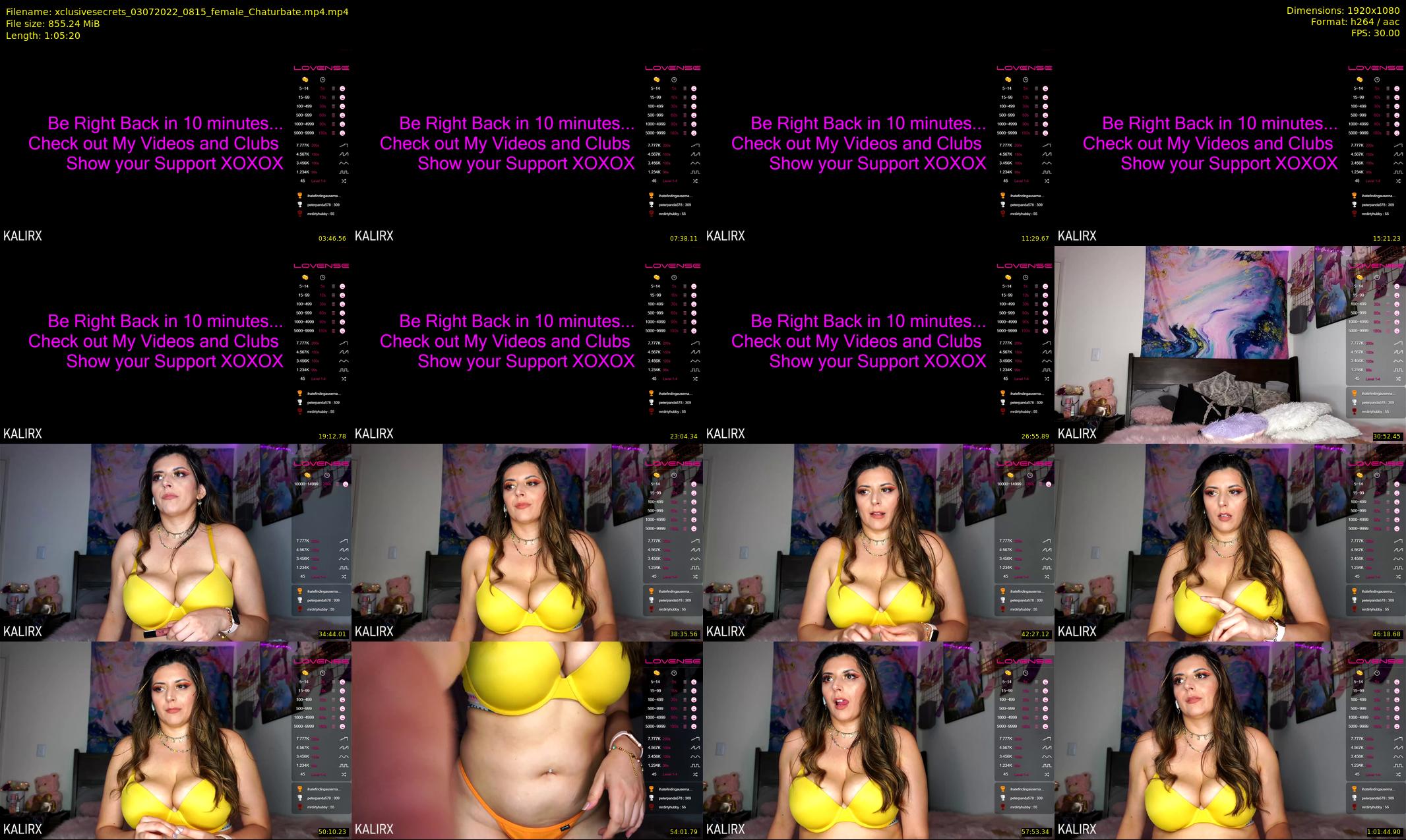 xclusivesecrets — 66 minute Chaturbate female cam show recording, 1080p, Jul 3, 2022