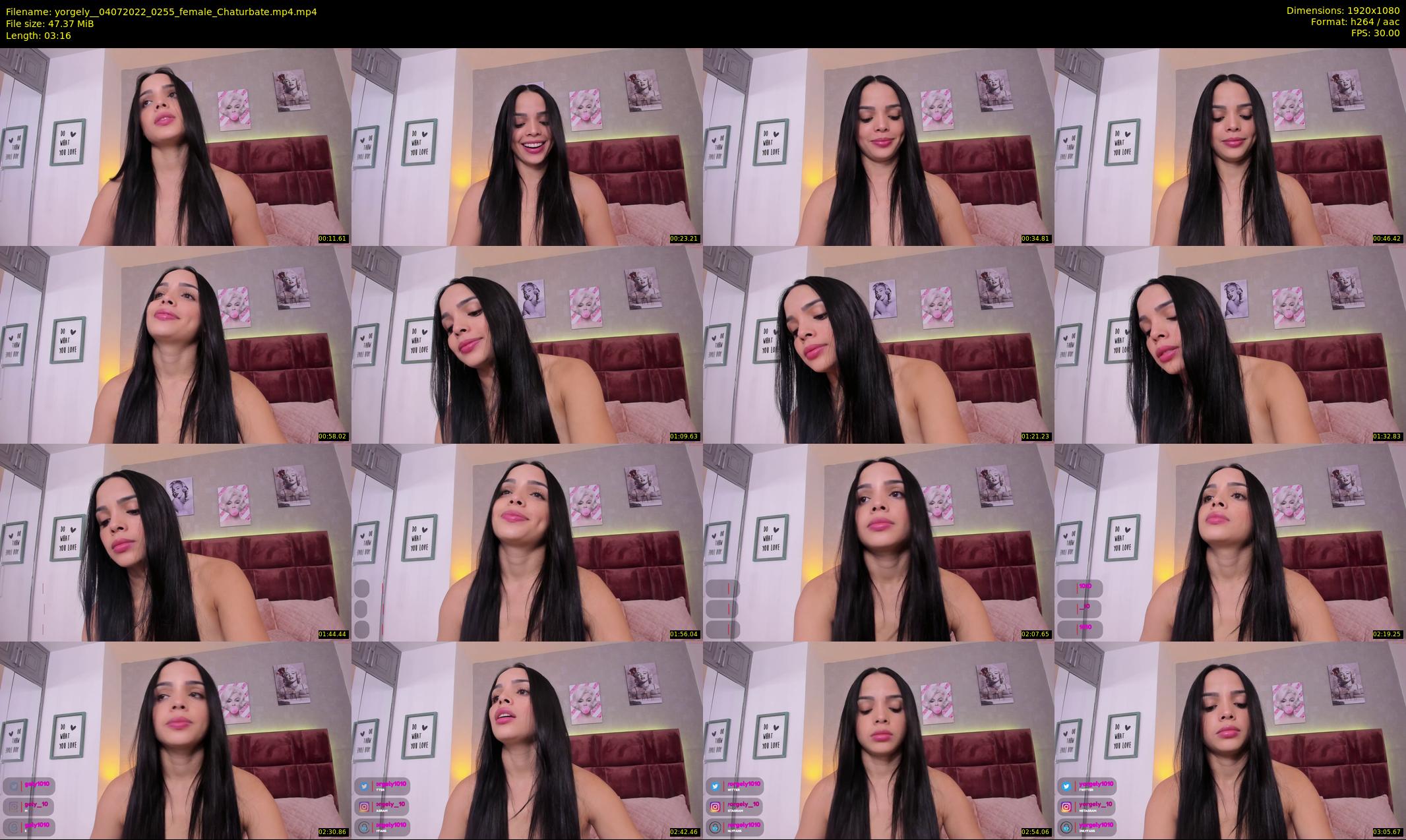 yorgely_ — 4 minute Chaturbate female cam show recording, 1080p, Jul 4, 2022