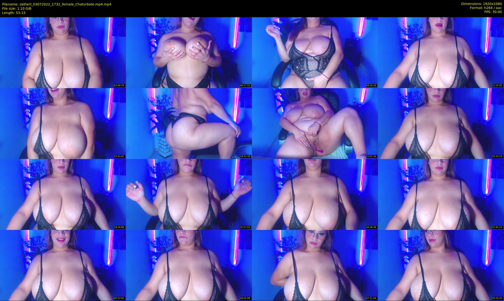 zathert — 54 minute Chaturbate female cam show recording, 1080p, Jul 3, 2022