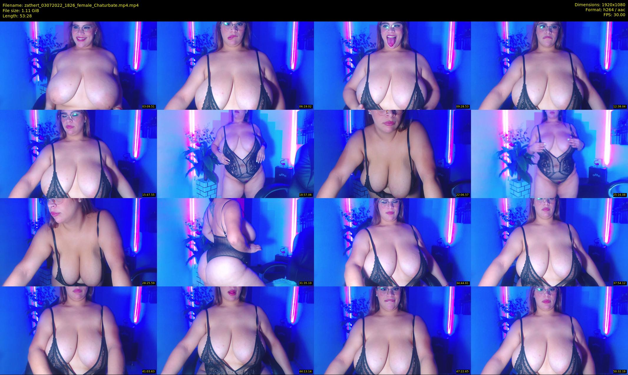 zathert — 54 minute Chaturbate female cam show recording, 1080p, Jul 3, 2022