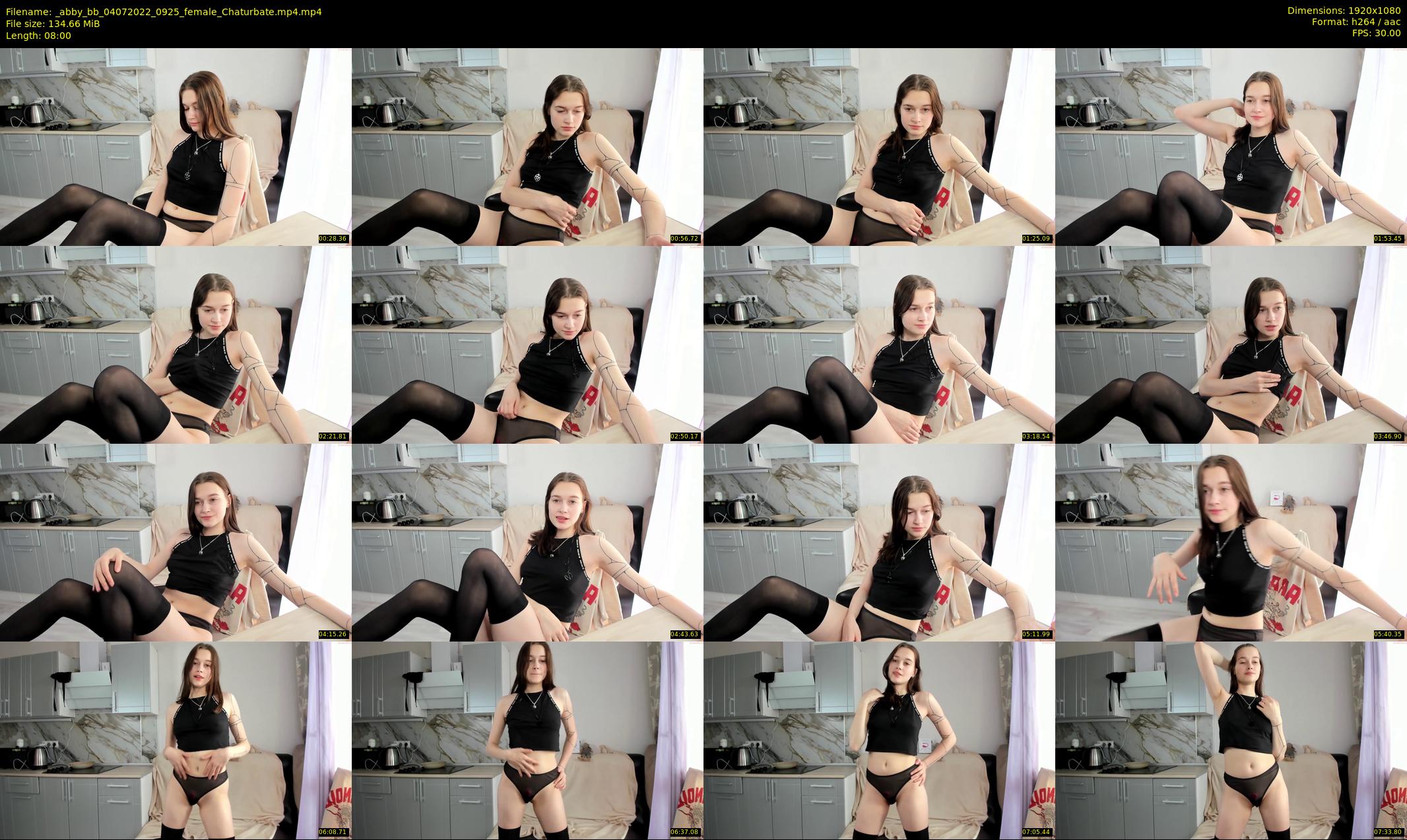 _abby_bb — 8 minute Chaturbate female cam show recording, 1080p, Jul 4, 2022