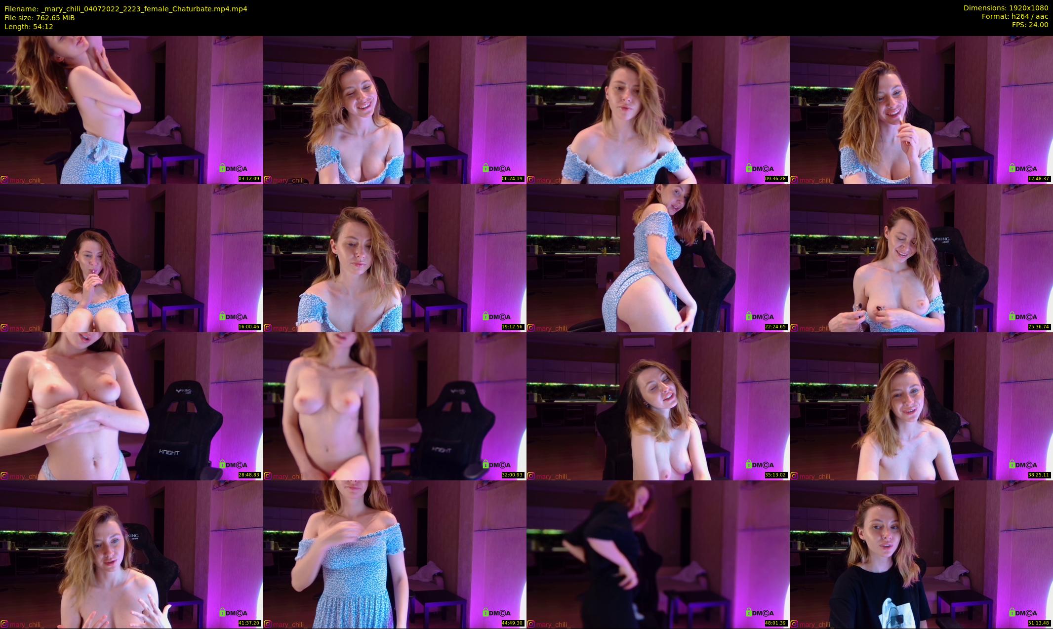 _mary_chili — 55 minute Chaturbate female cam show recording, 1080p, Jul 4, 2022