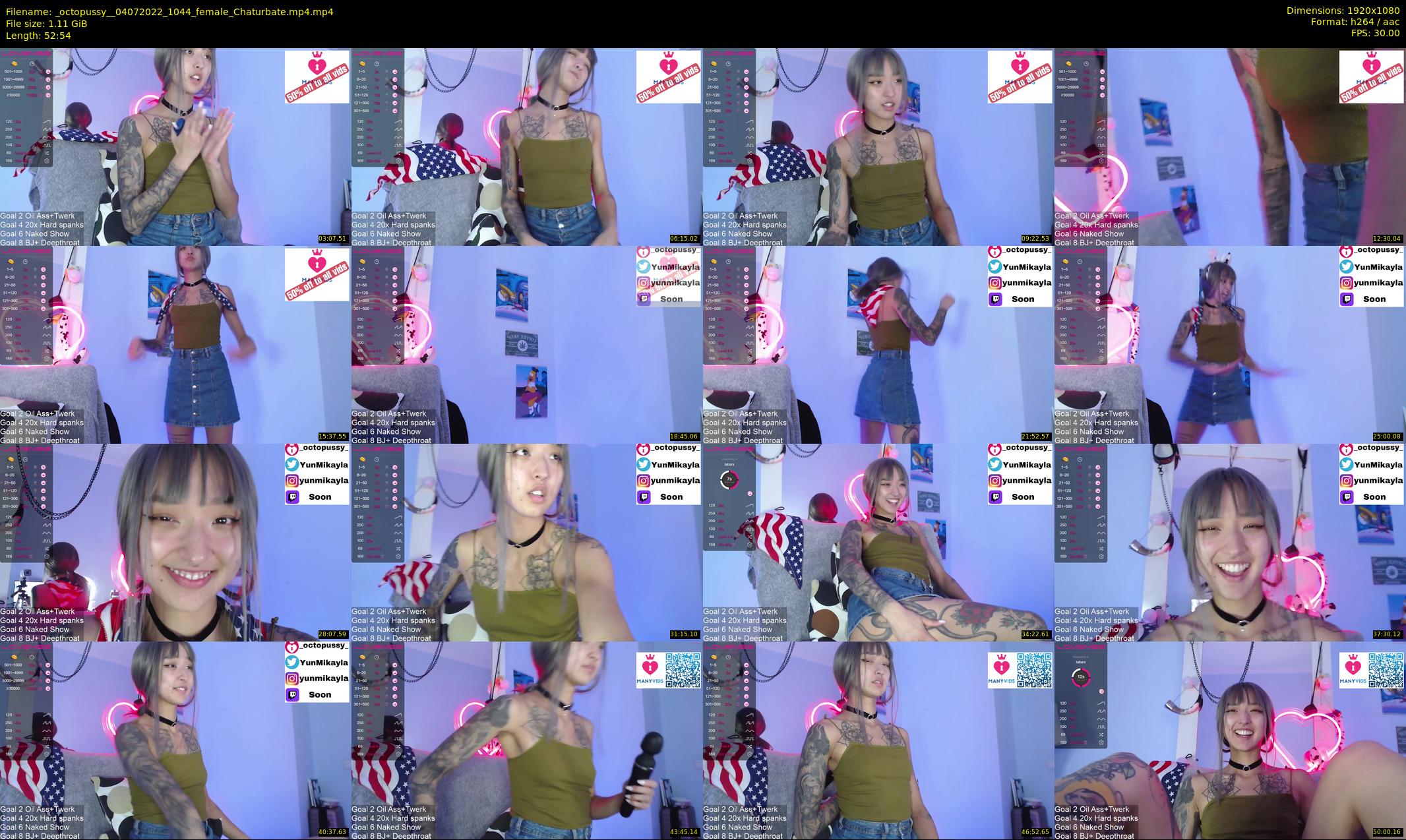 _octopussy_ — 53 minute Chaturbate female cam show recording, 1080p, Jul 4, 2022