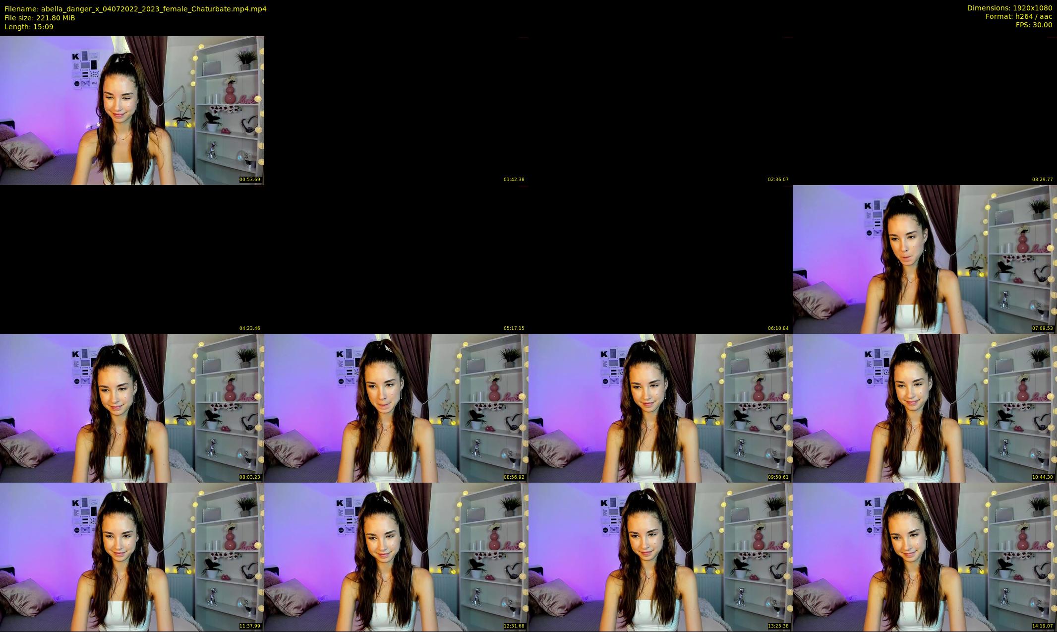 abella_danger_x — 16 minute Chaturbate female cam show recording, 1080p, Jul 4, 2022