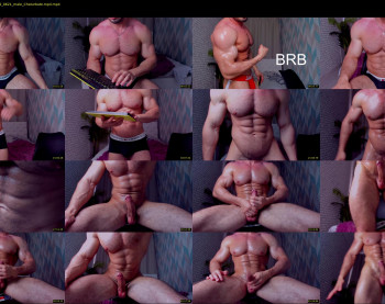 adam_muscle_ — 52 minute Chaturbate male cam show recording, 1080p, Jul 4, 2022