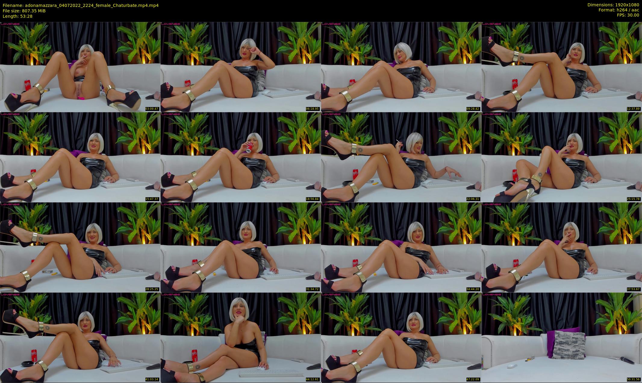 adonamazzara — 54 minute Chaturbate female cam show recording, 1080p, Jul 4, 2022