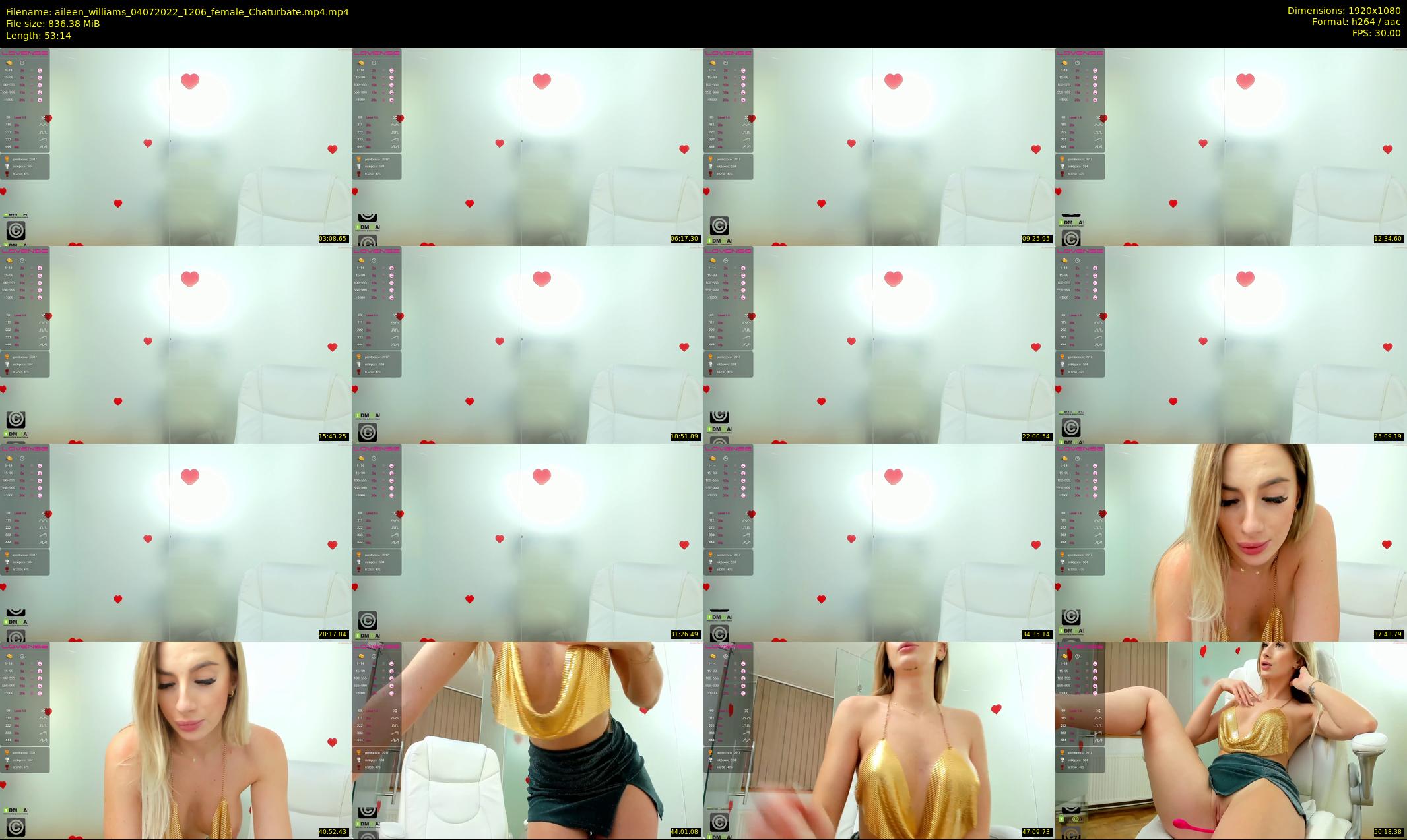 aileen_williams — 54 minute Chaturbate female cam show recording, 1080p, Jul 4, 2022