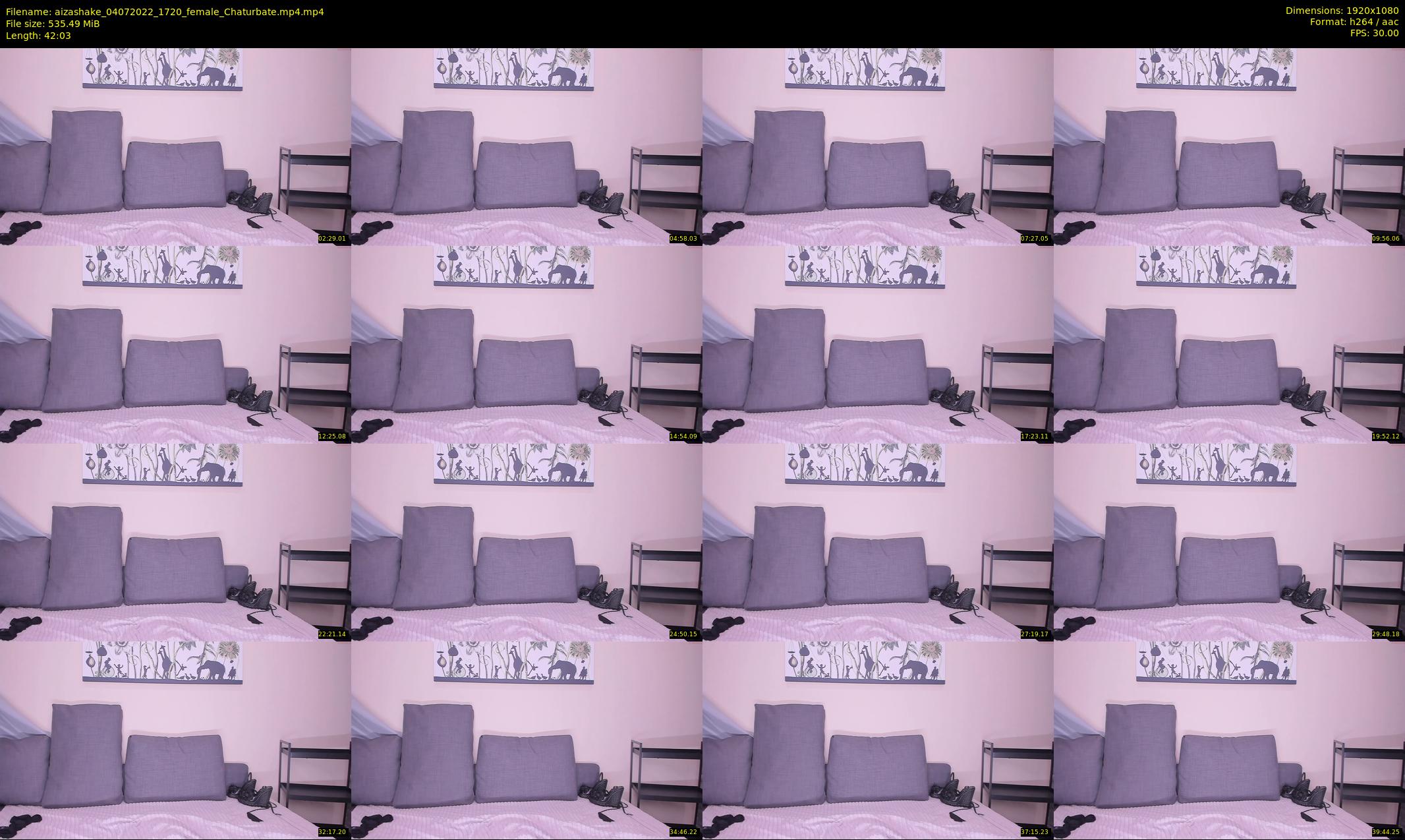aizashake — 43 minute Chaturbate female cam show recording, 1080p, Jul 4, 2022