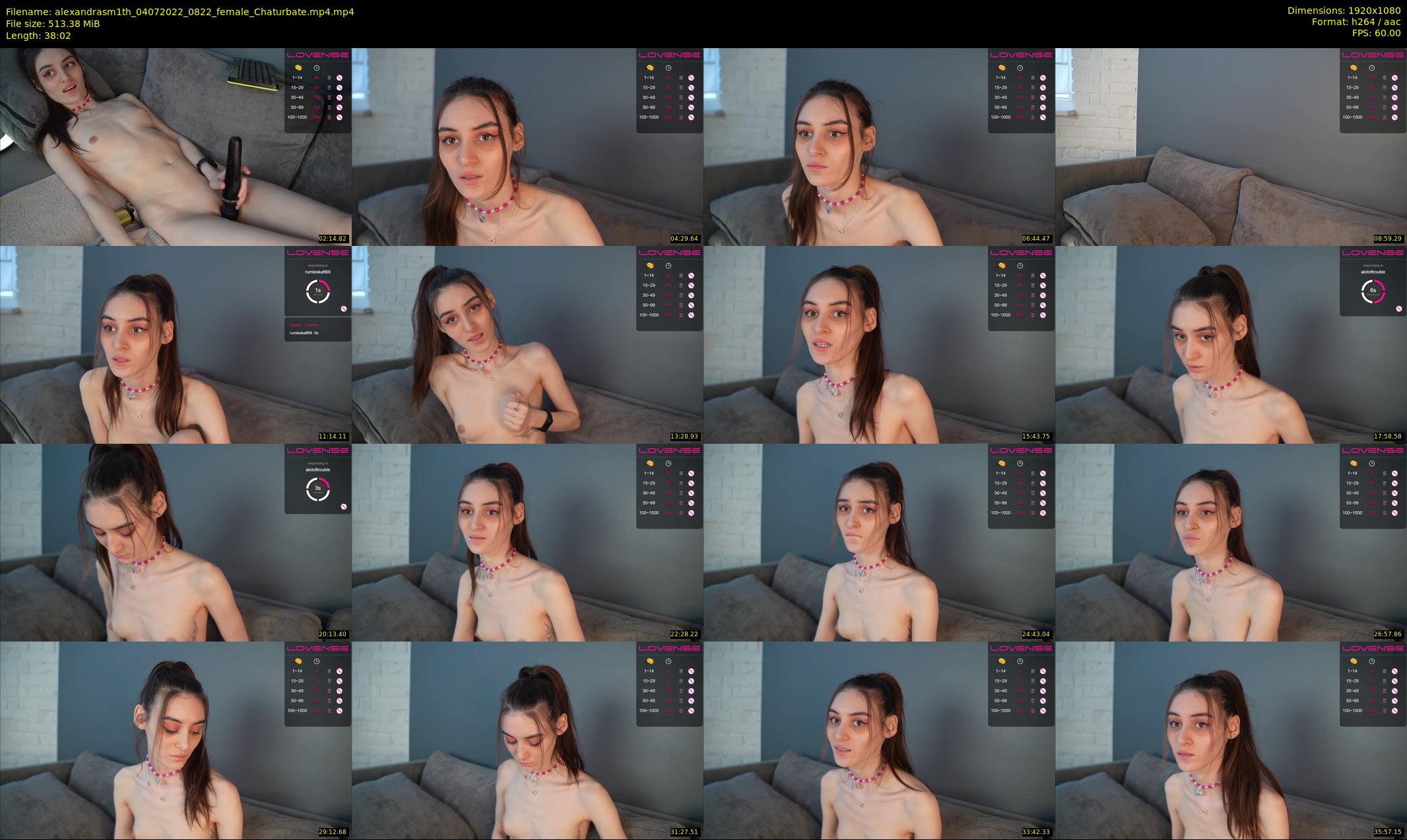 alexandrasm1th — 39 minute Chaturbate female cam show recording, 1080p, Jul 4, 2022