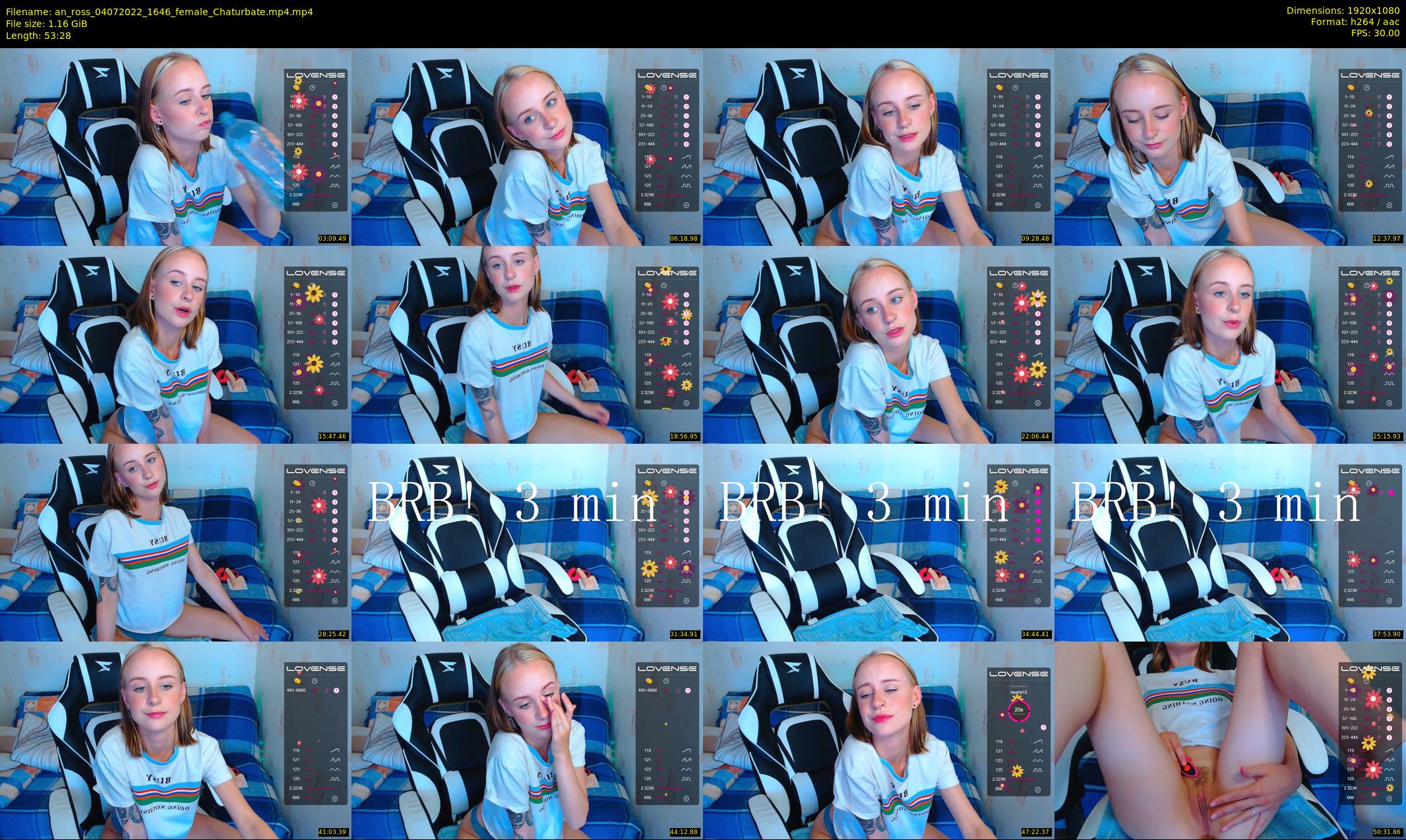 an_ross — 54 minute Chaturbate female cam show recording, 1080p, Jul 4, 2022