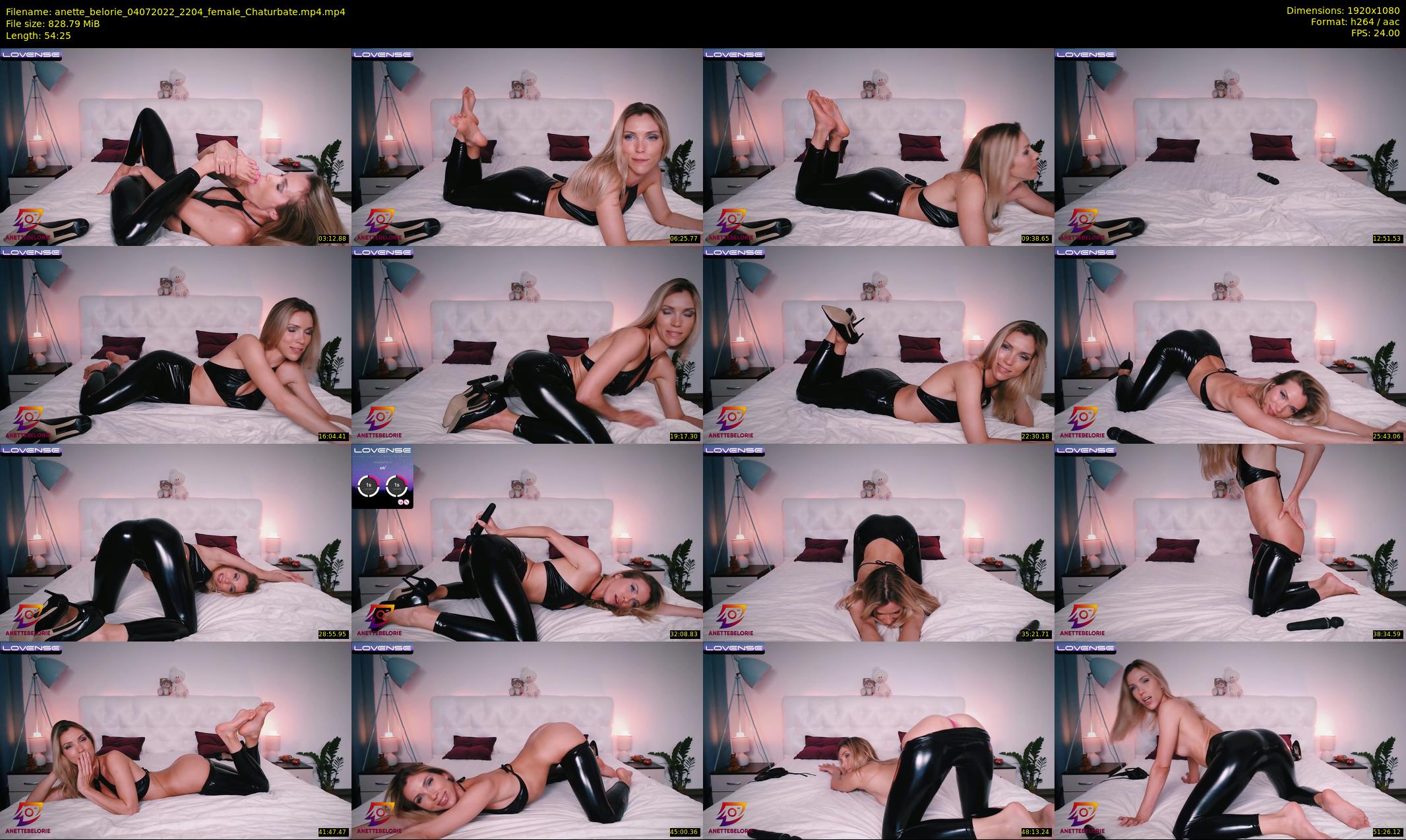 anette_belorie — 55 minute Chaturbate female cam show recording, 1080p, Jul 4, 2022