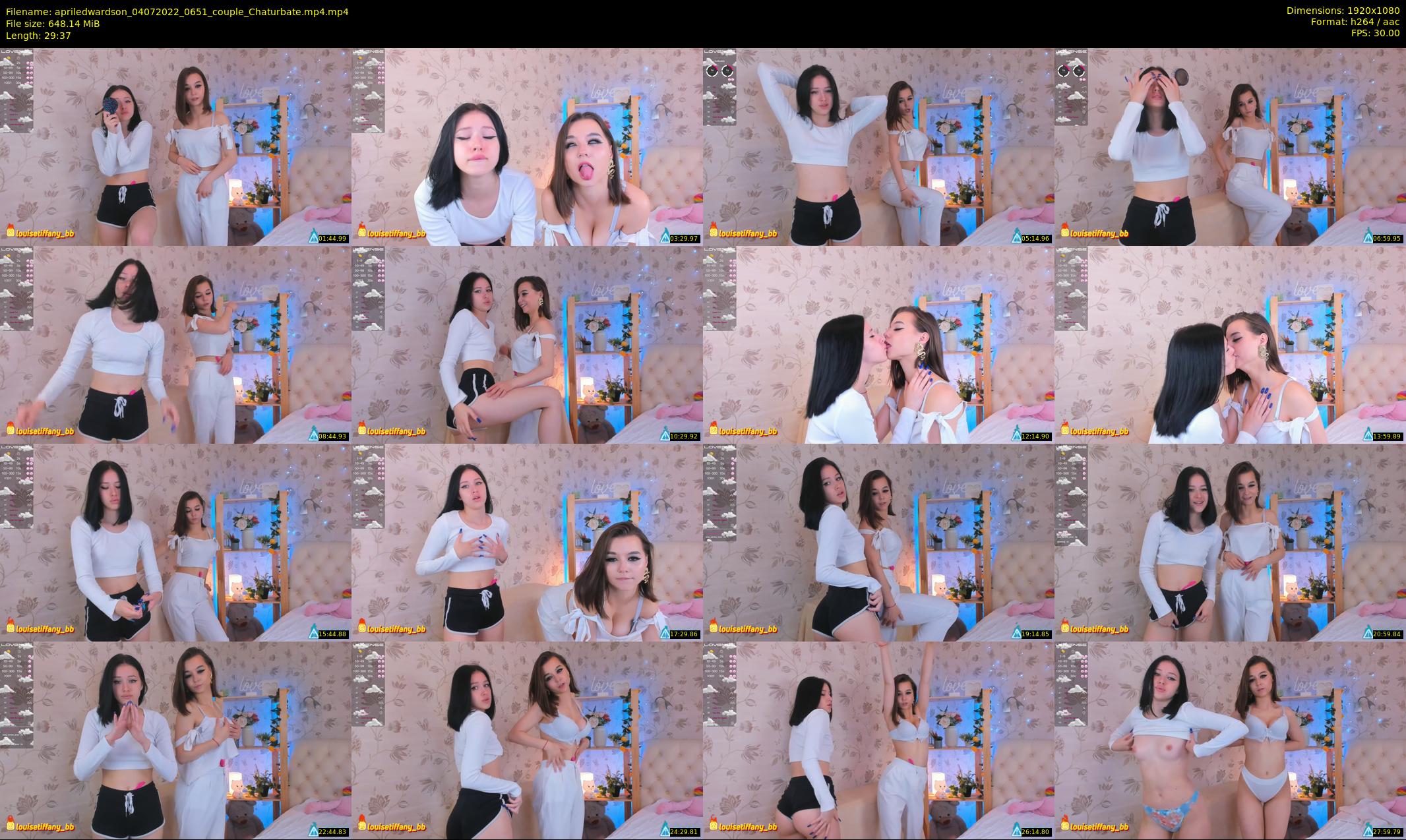 apriledwardson — 30 minute Chaturbate couple cam show recording, 1080p, Jul 4, 2022