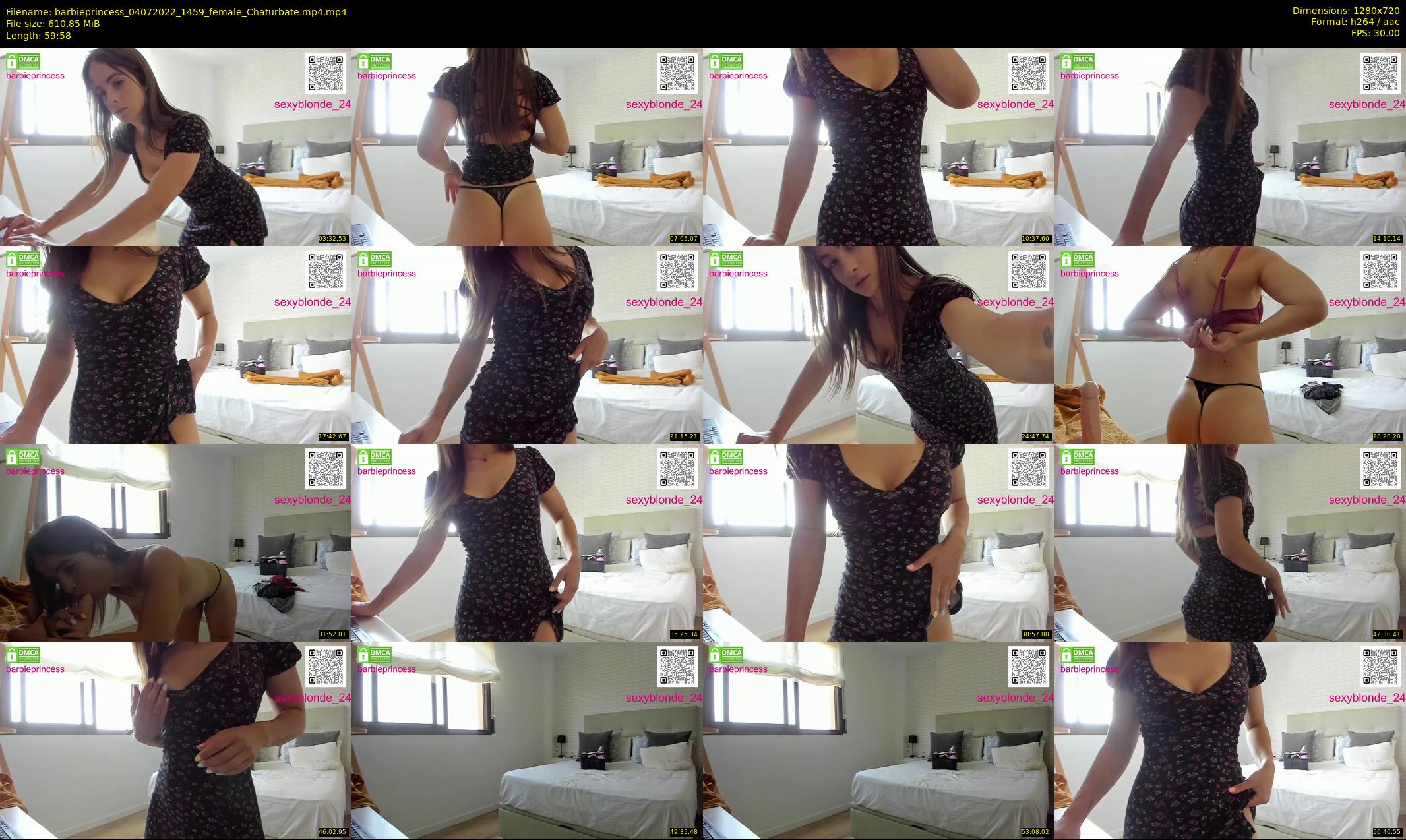 barbieprincess — 60 minute Chaturbate female cam show recording, 720p, Jul 4, 2022