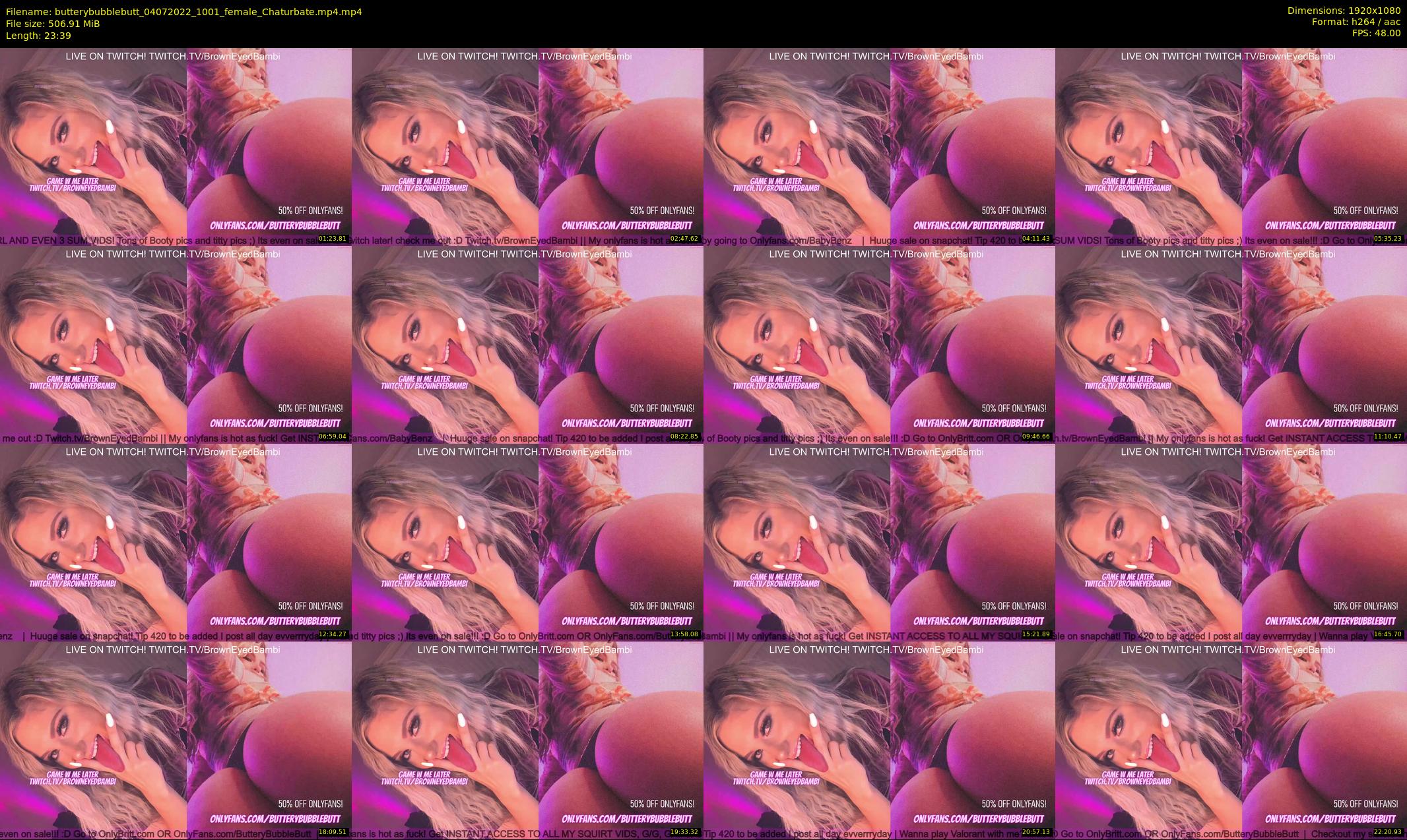 butterybubblebutt — 24 minute Chaturbate couple cam show recording, 1080p, Jul 4, 2022