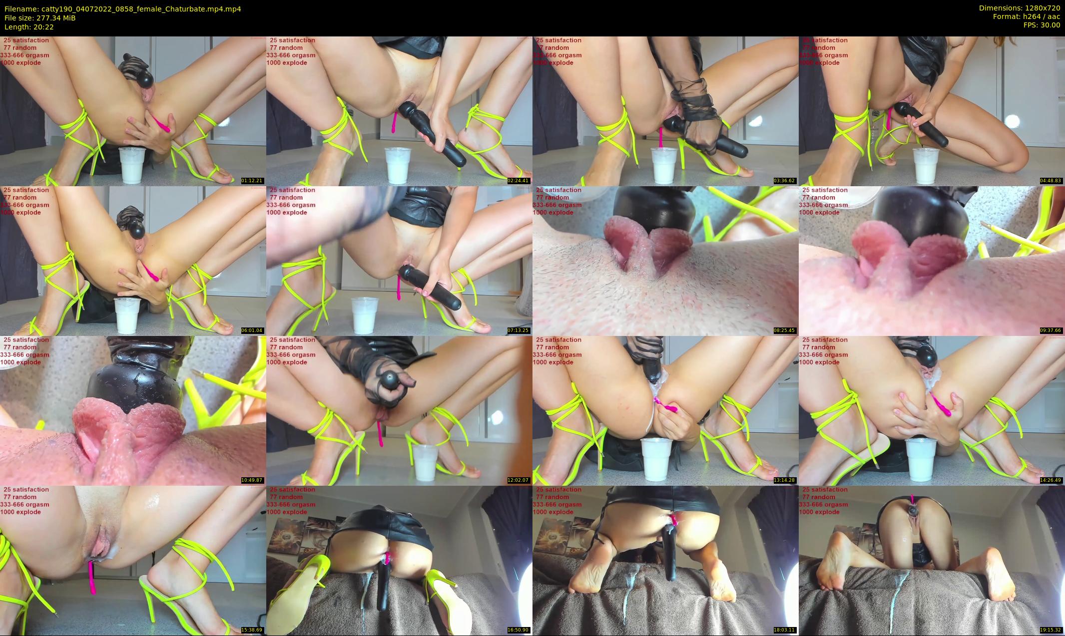 catty190 — 21 minute Chaturbate female cam show recording, 720p, Jul 4, 2022
