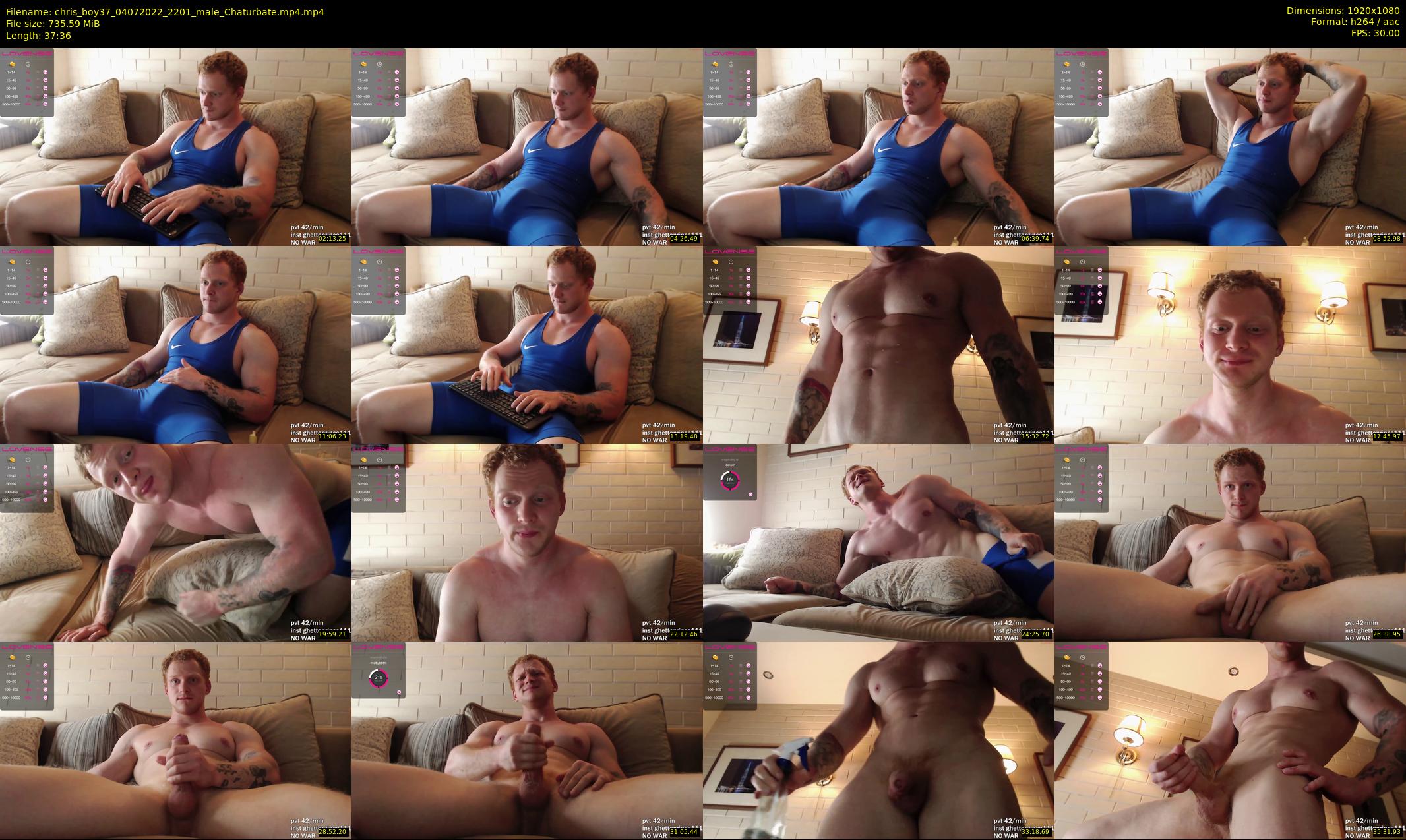 chris_boy37 — 38 minute Chaturbate male cam show recording, 1080p, Jul 4, 2022