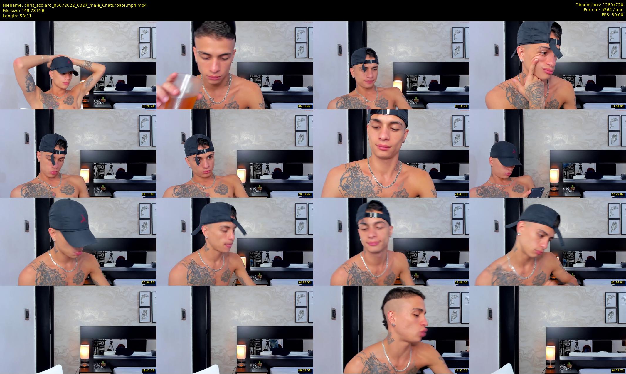 chris_scolaro — 59 minute Chaturbate male cam show recording, 720p, Jul 5, 2022