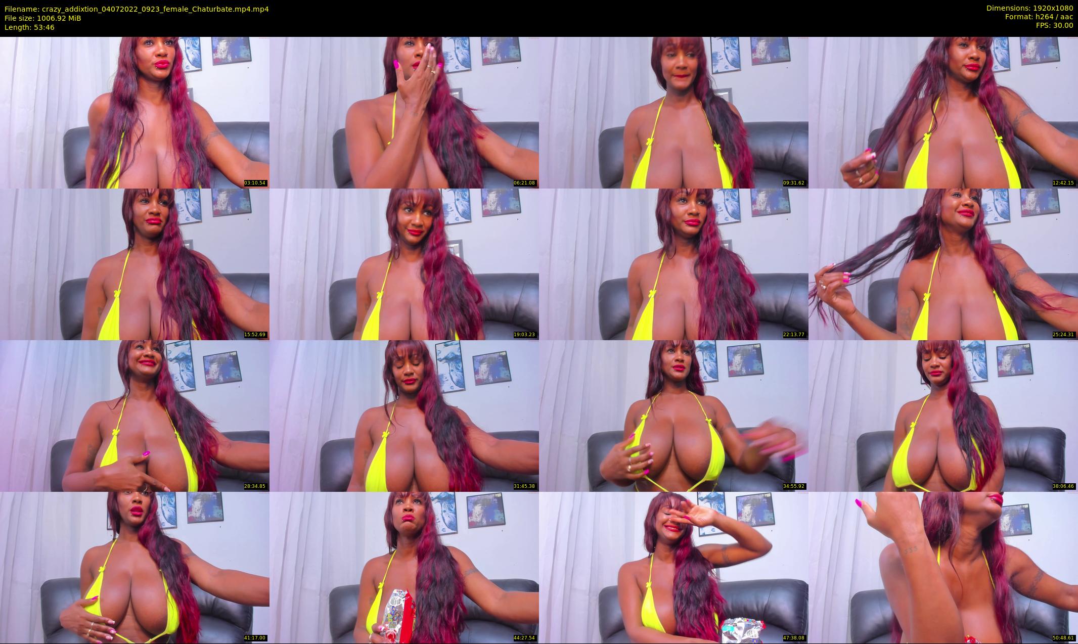 crazy_addixtion — 54 minute Chaturbate female cam show recording, 1080p, Jul 4, 2022
