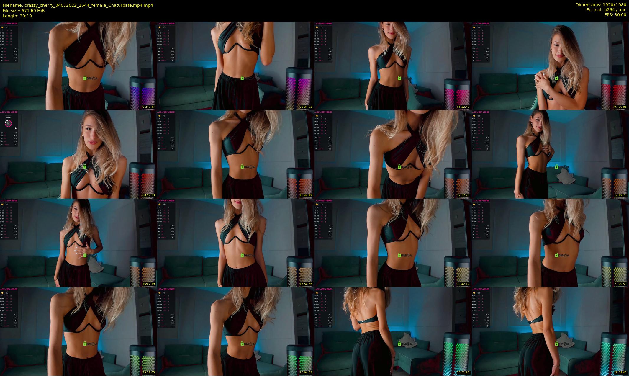 crazzy_cherry — 31 minute Chaturbate female cam show recording, 1080p, Jul 4, 2022