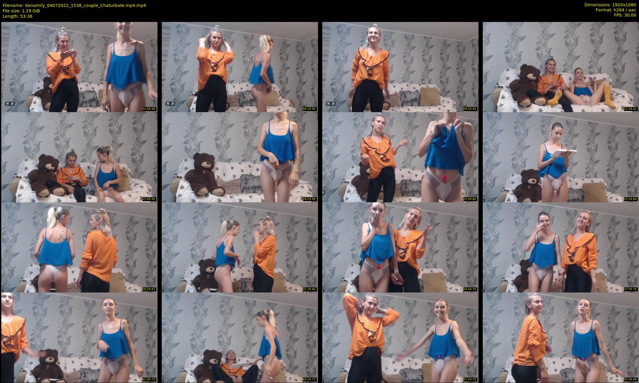 danamily — 54 minute Chaturbate female cam show recording, 1080p, Jul 4, 2022