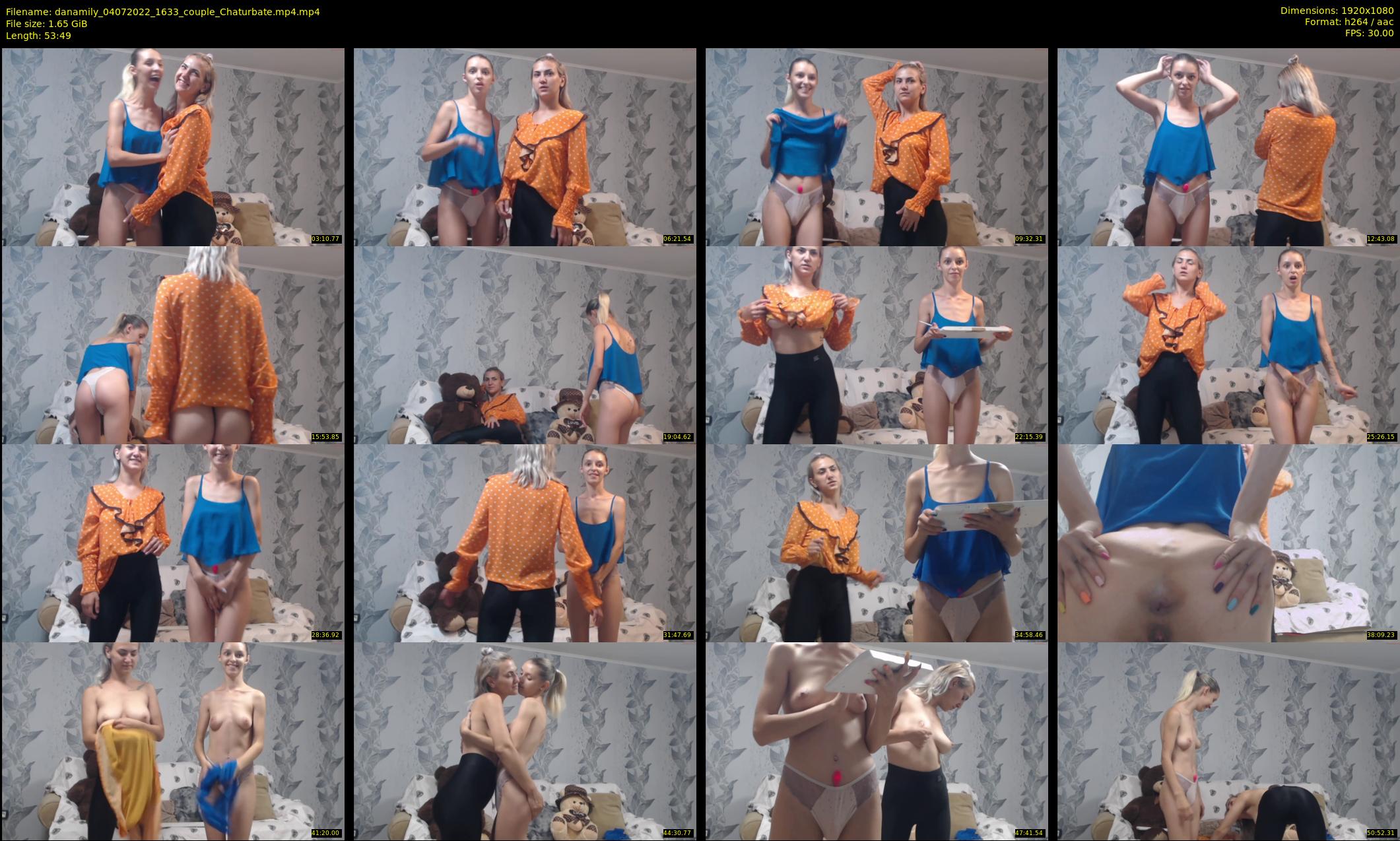 danamily — 54 minute Chaturbate female cam show recording, 1080p, Jul 4, 2022