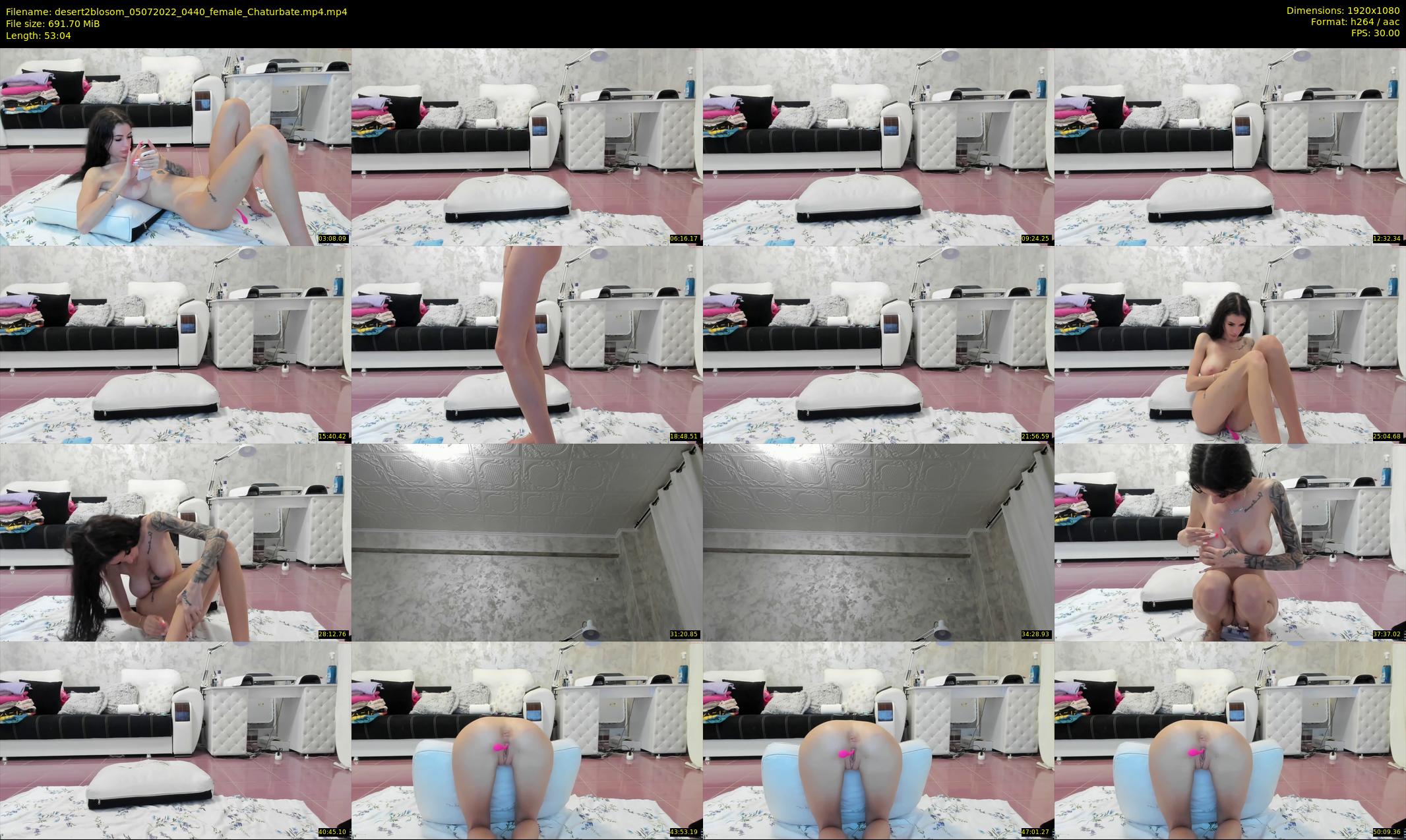 desert2blosom — 54 minute Chaturbate female cam show recording, 1080p, Jul 5, 2022