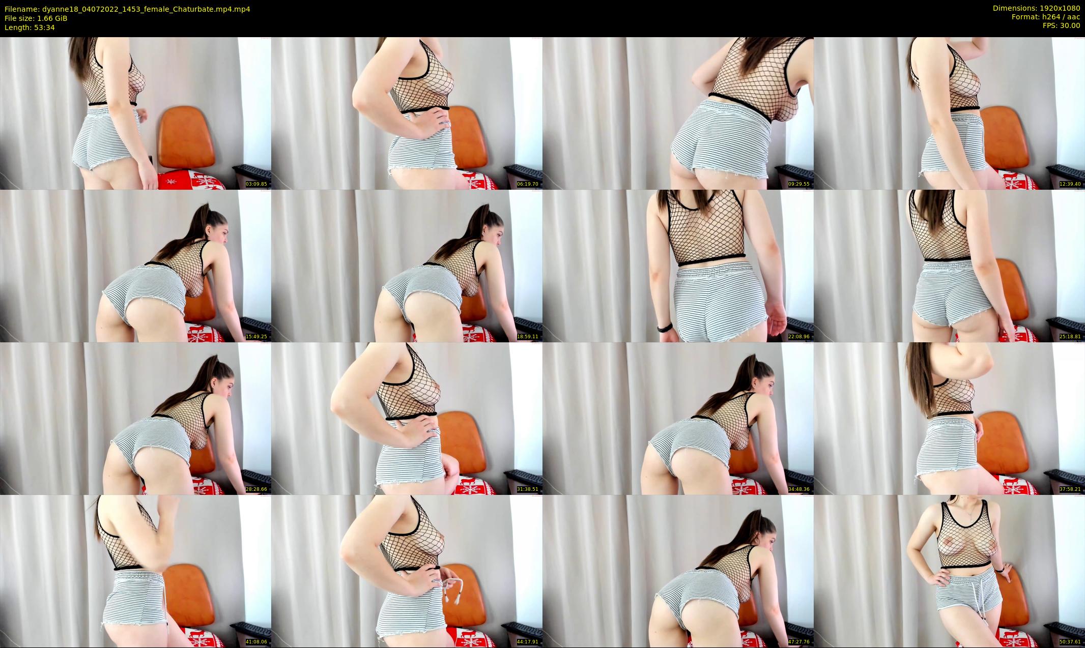 dyanne18 — 54 minute Chaturbate female cam show recording, 1080p, Jul 4, 2022