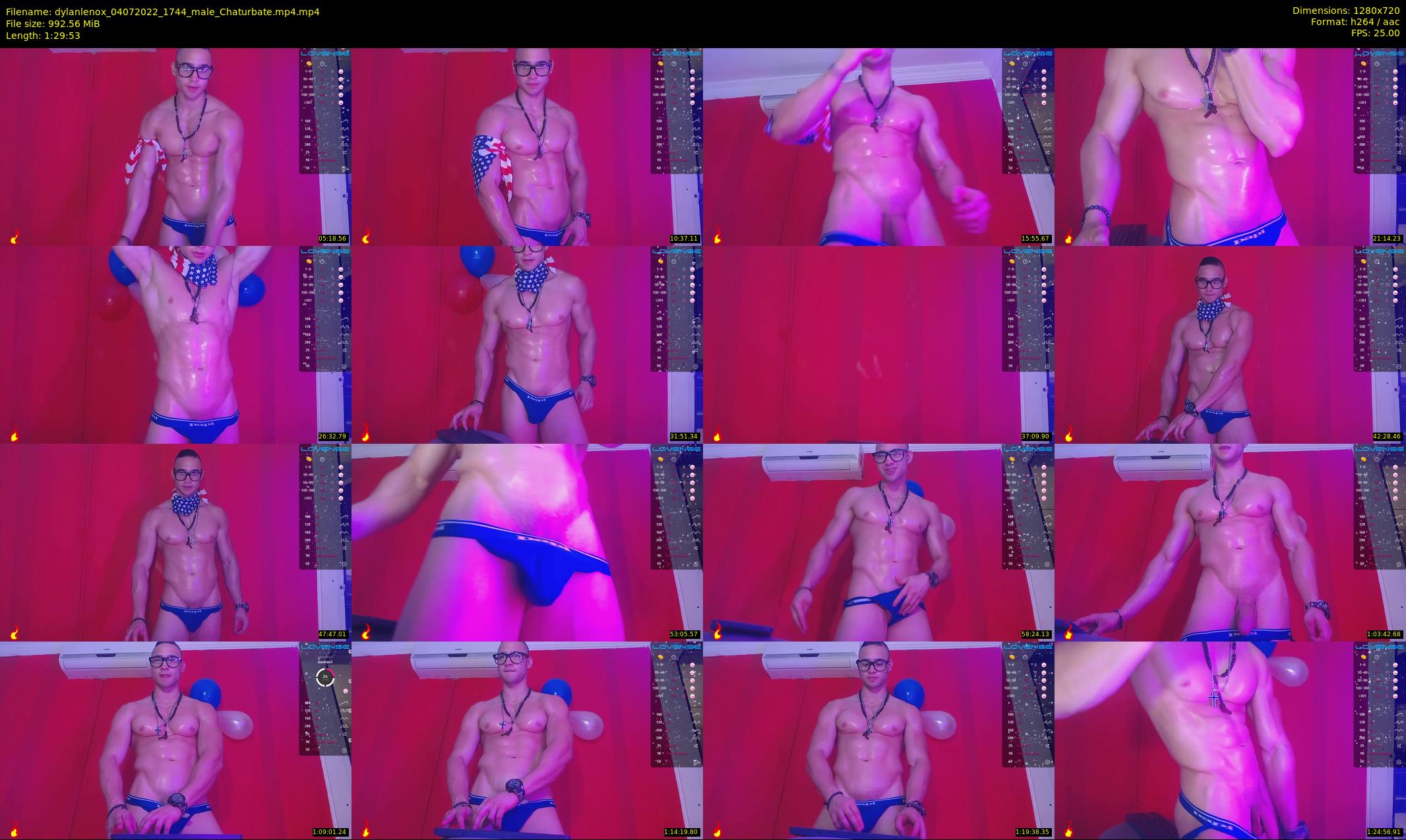 dylanlenox — 90 minute Chaturbate male cam show recording, 720p, Jul 4, 2022