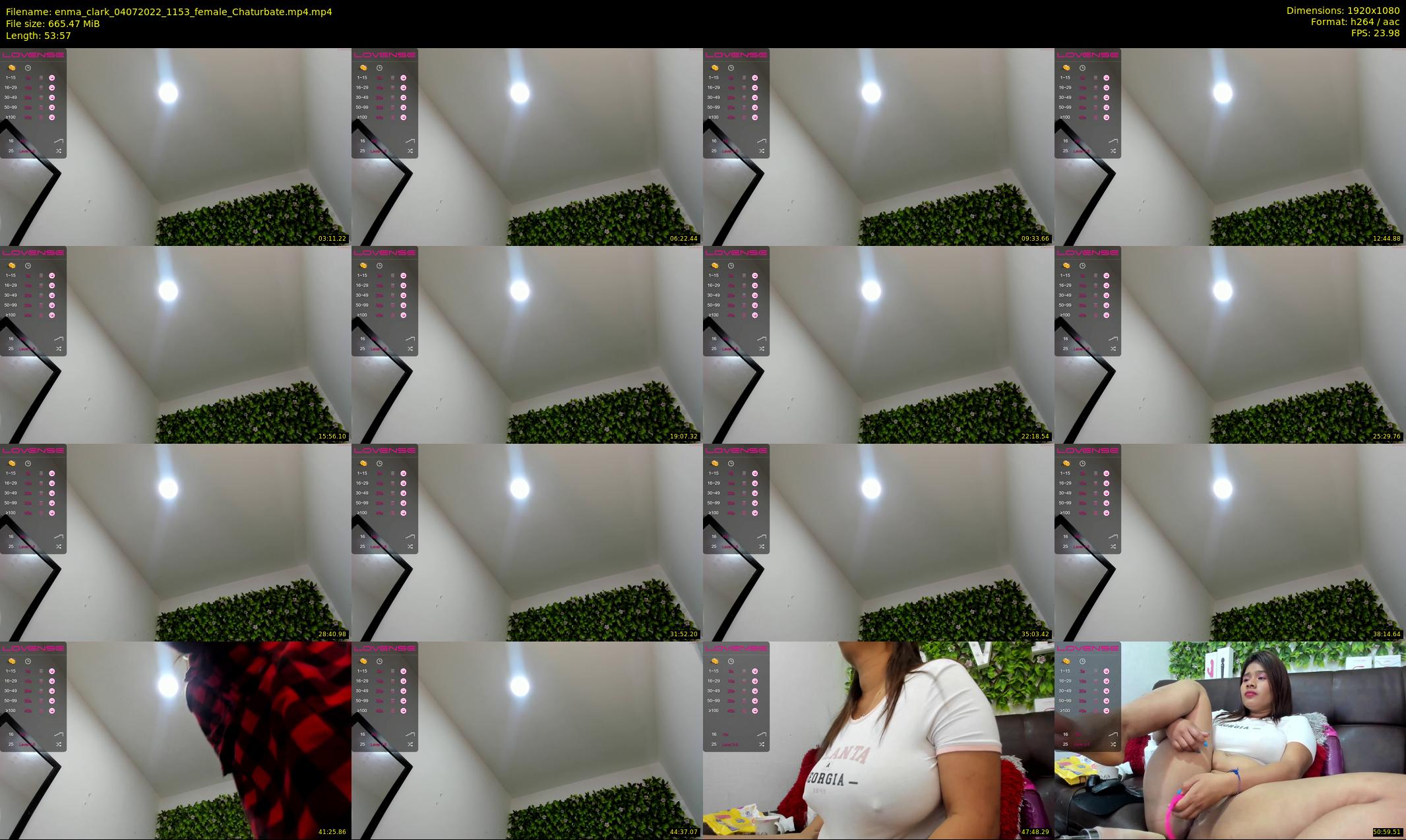 enma_clark — 54 minute Chaturbate female cam show recording, 1080p, Jul 4, 2022