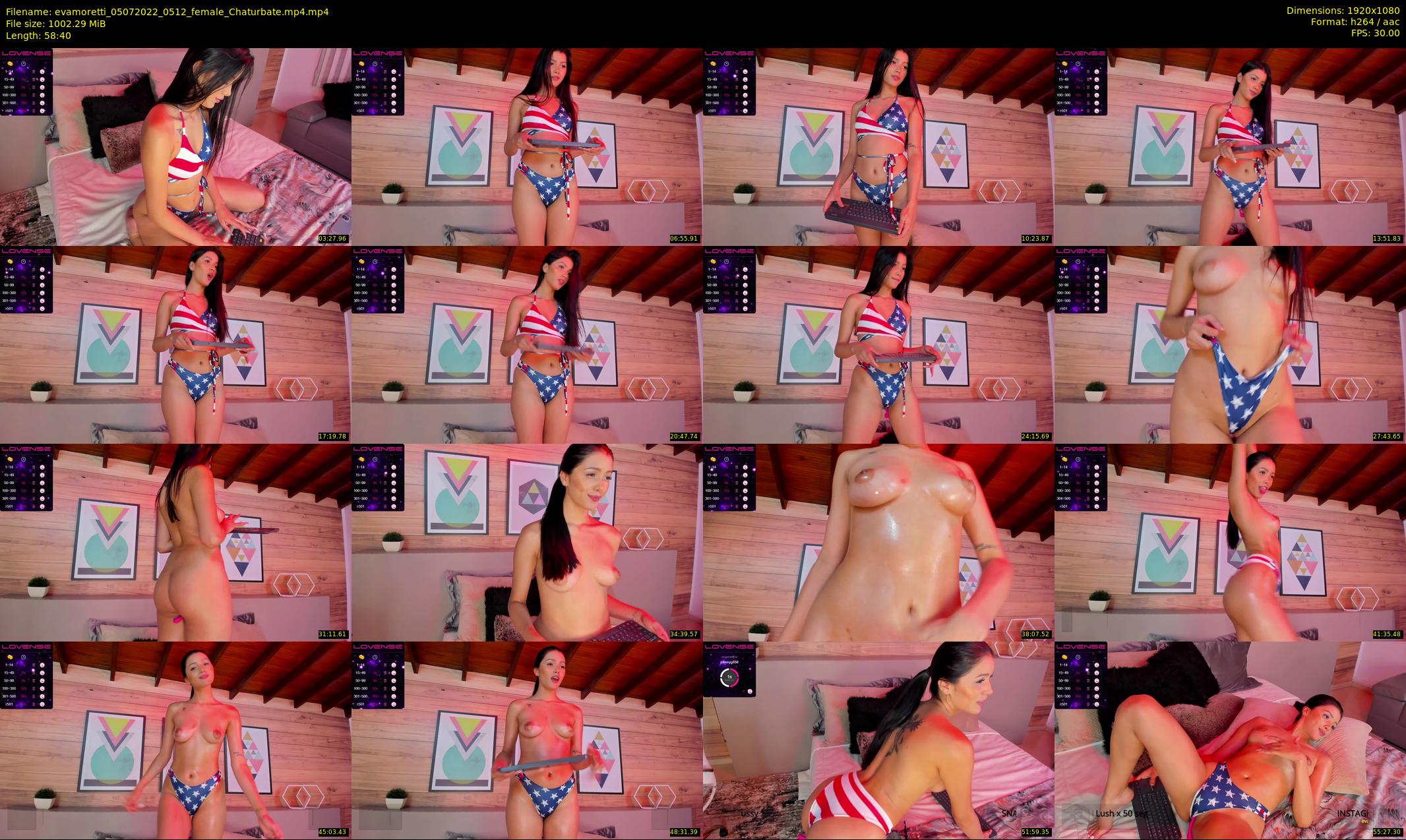evamoretti — 59 minute Chaturbate female cam show recording, 1080p, Jul 5, 2022