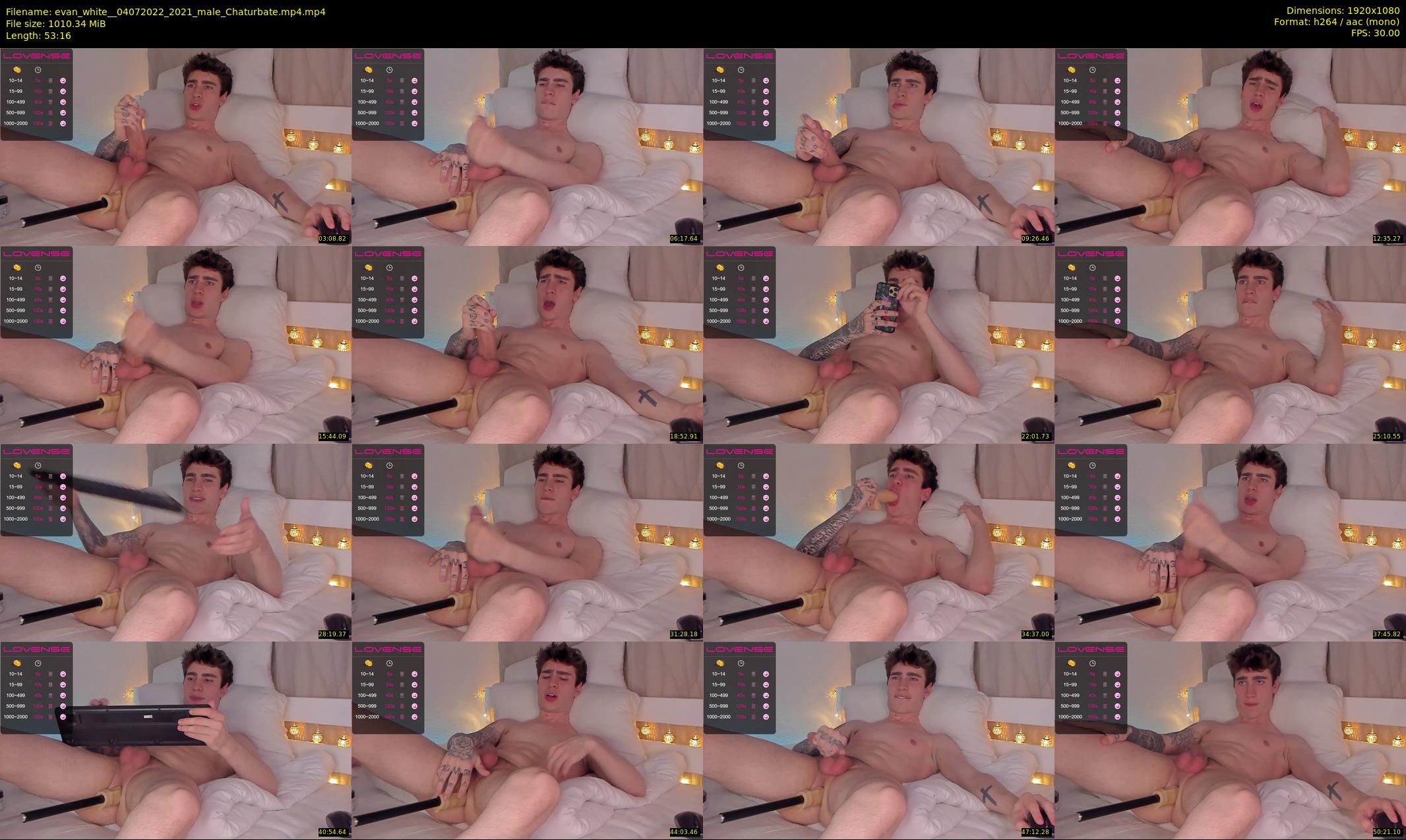 evan_white_ — 54 minute Chaturbate male cam show recording, 1080p, Jul 4, 2022