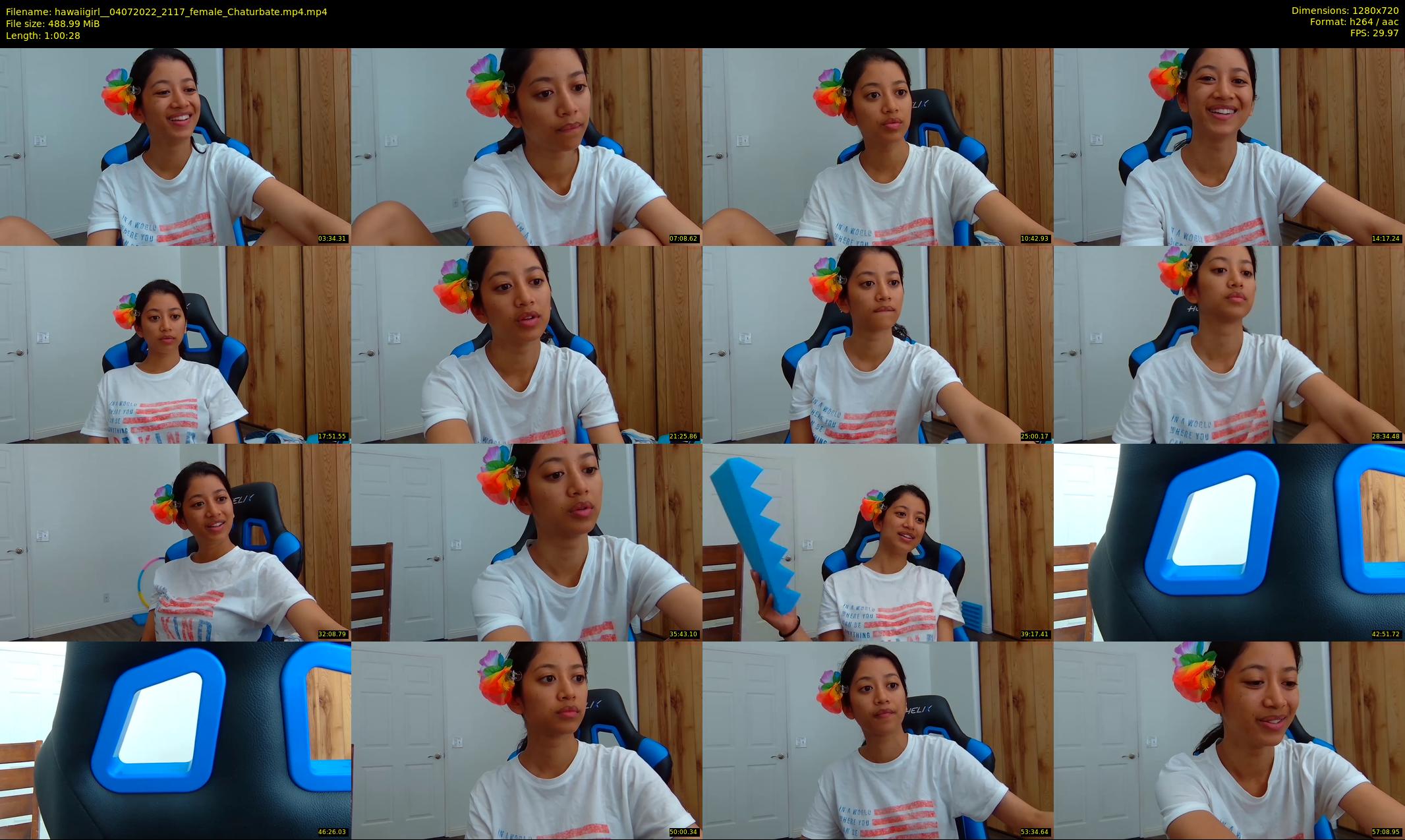 hawaiigirl_ — 61 minute Chaturbate female cam show recording, 720p, Jul 4, 2022