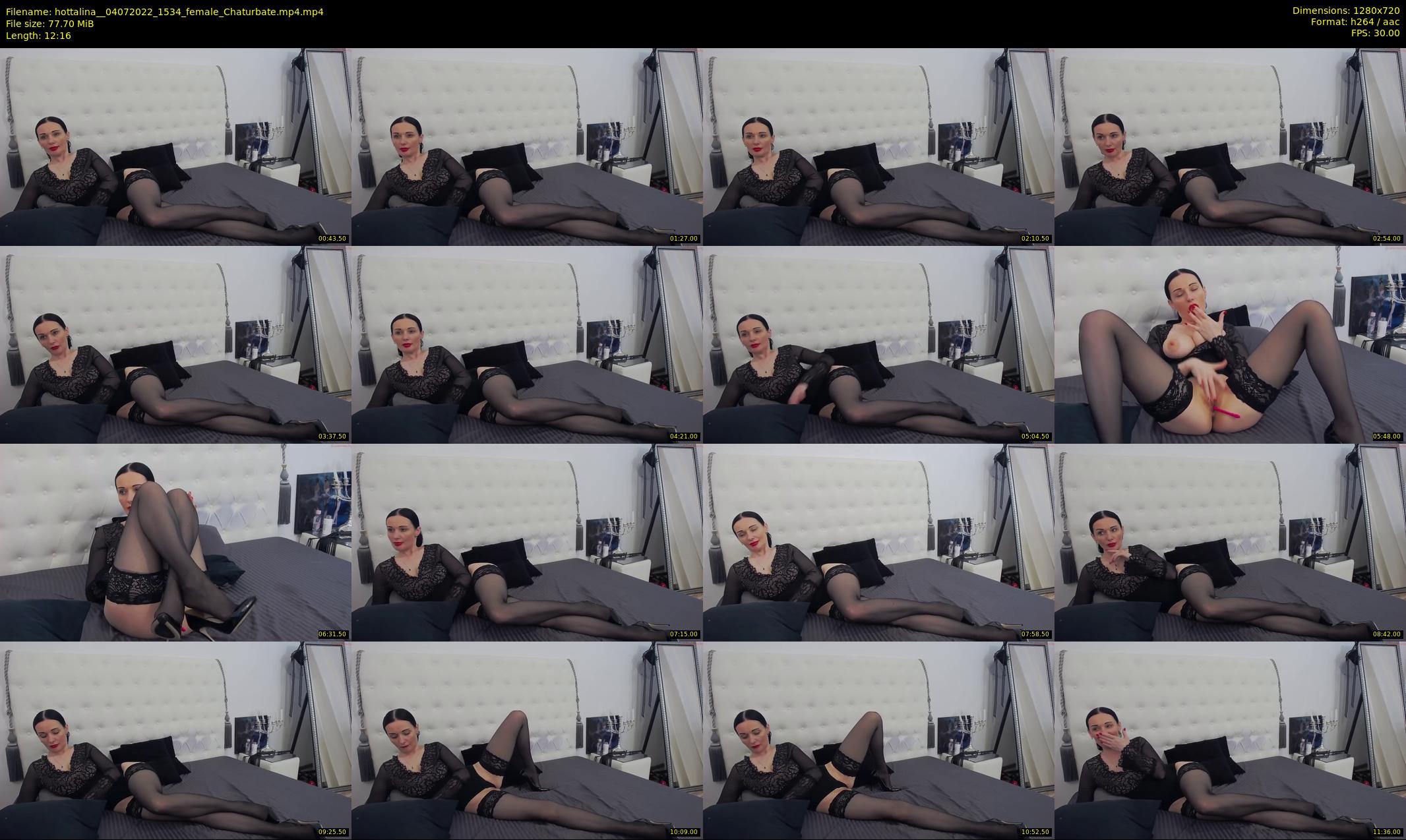 hottalina_ — 13 minute Chaturbate female cam show recording, 720p, Jul 4, 2022