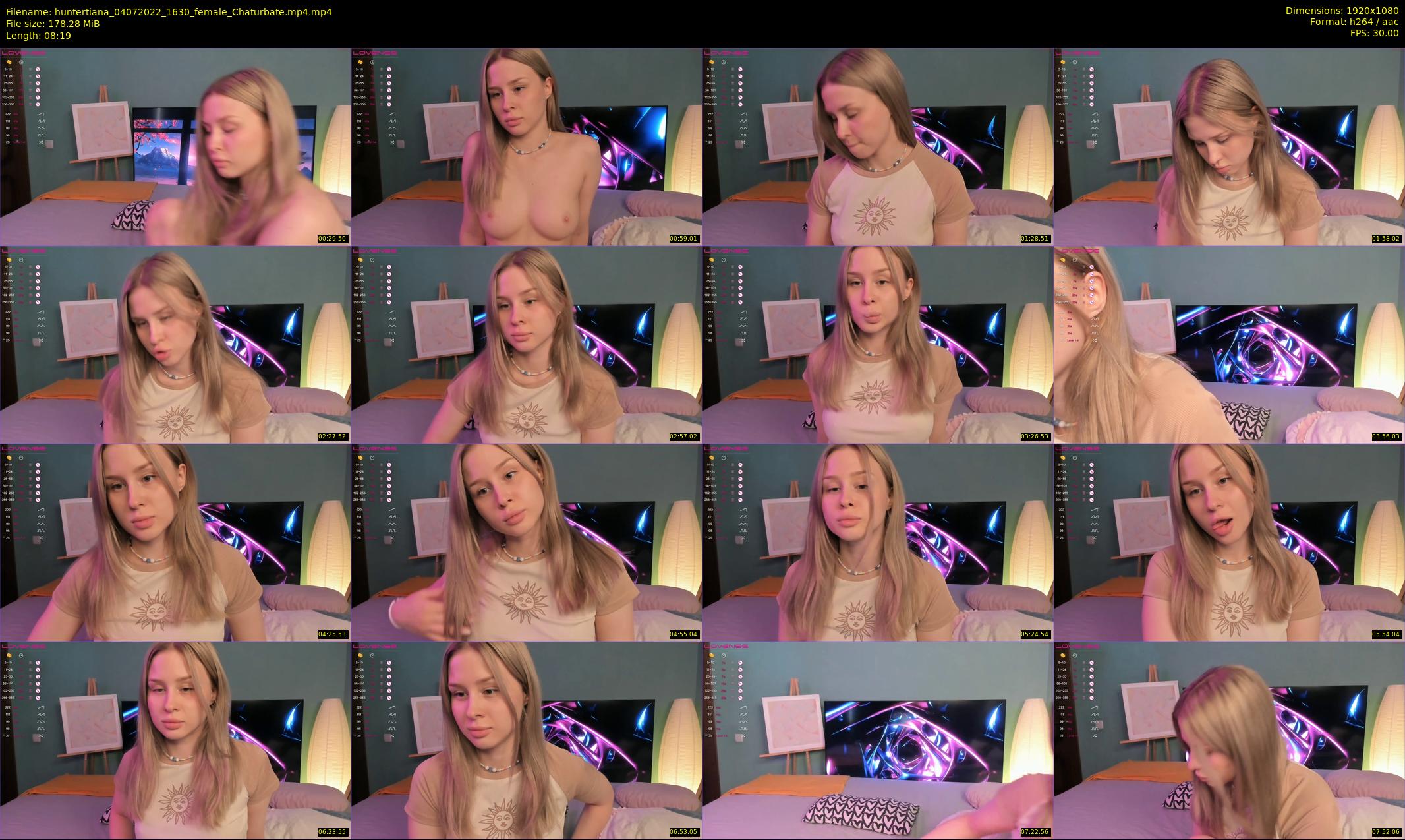 huntertiana — 9 minute Chaturbate female cam show recording, 1080p, Jul 4, 2022