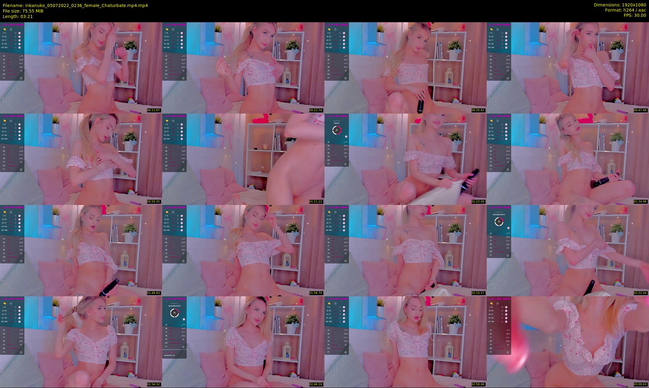 inkanuko — 4 minute Chaturbate couple cam show recording, 1080p, Jul 5, 2022