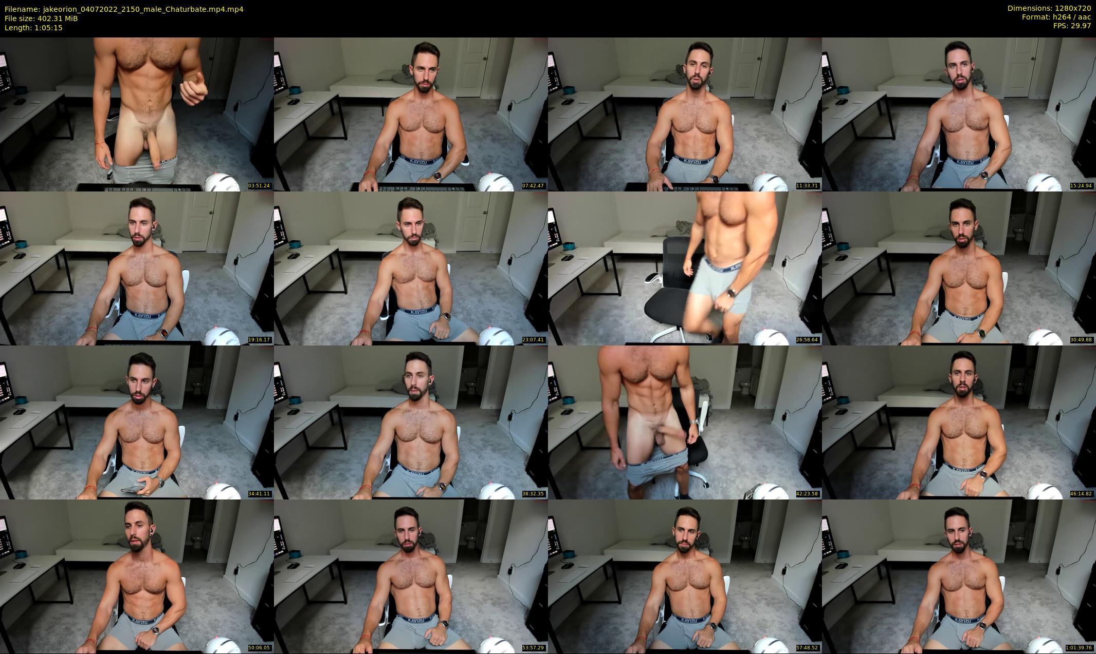 jakeorion — 66 minute Chaturbate male cam show recording, 720p, Jul 4, 2022