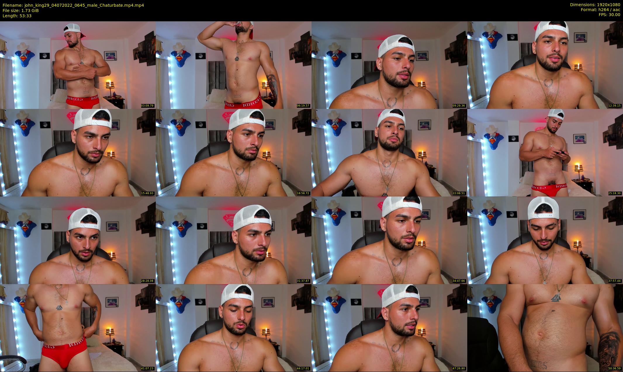 john_king29 — 54 minute Chaturbate male cam show recording, 1080p, Jul 4, 2022